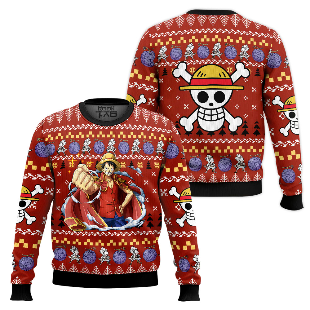 Luffy One Piece Ugly Christmas Sweater