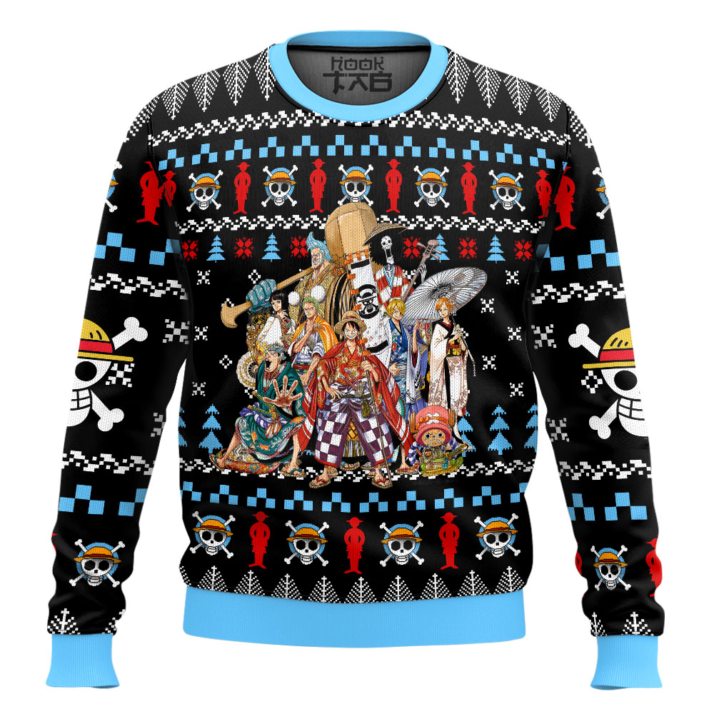 Straw Hat Pirates One Piece Ugly Christmas Sweater