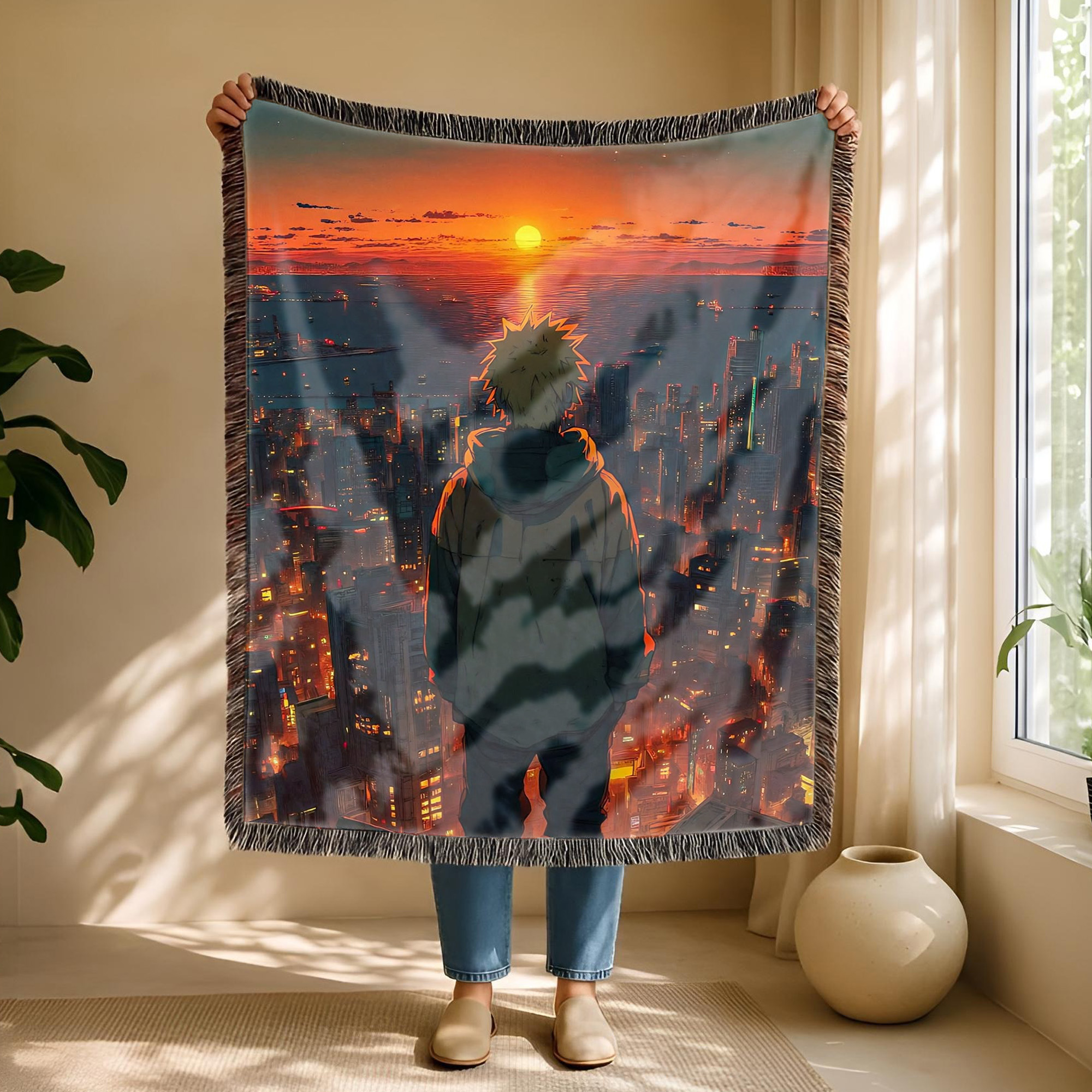 Anime Blanket Brook Soul King Guitar Stance