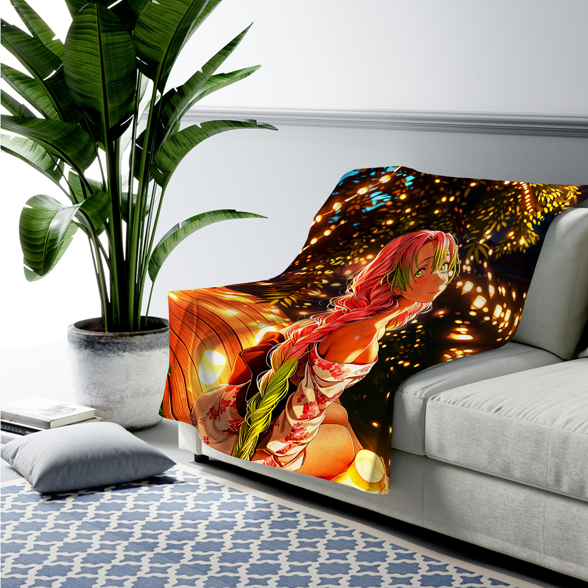Mitsuri Fleece Blanket