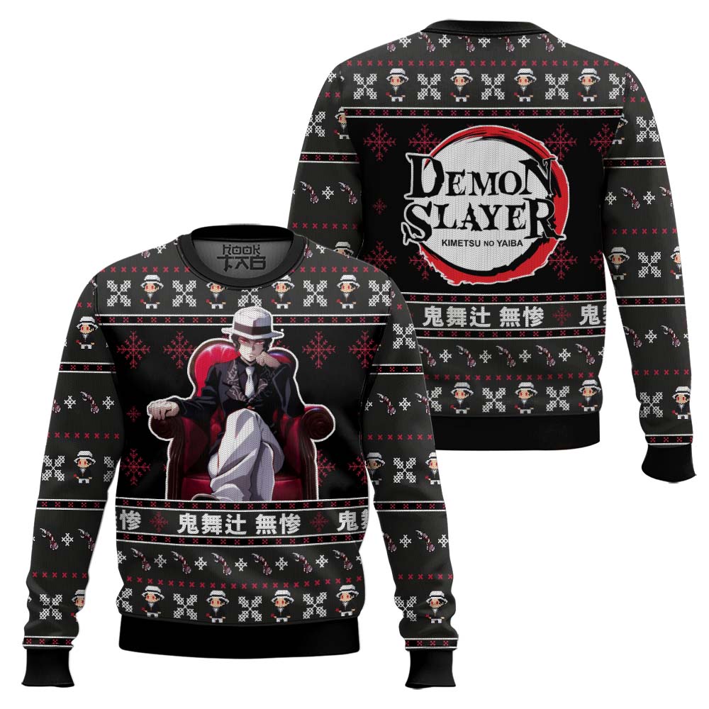 Muzan Demon Slayer Ugly Christmas Sweater