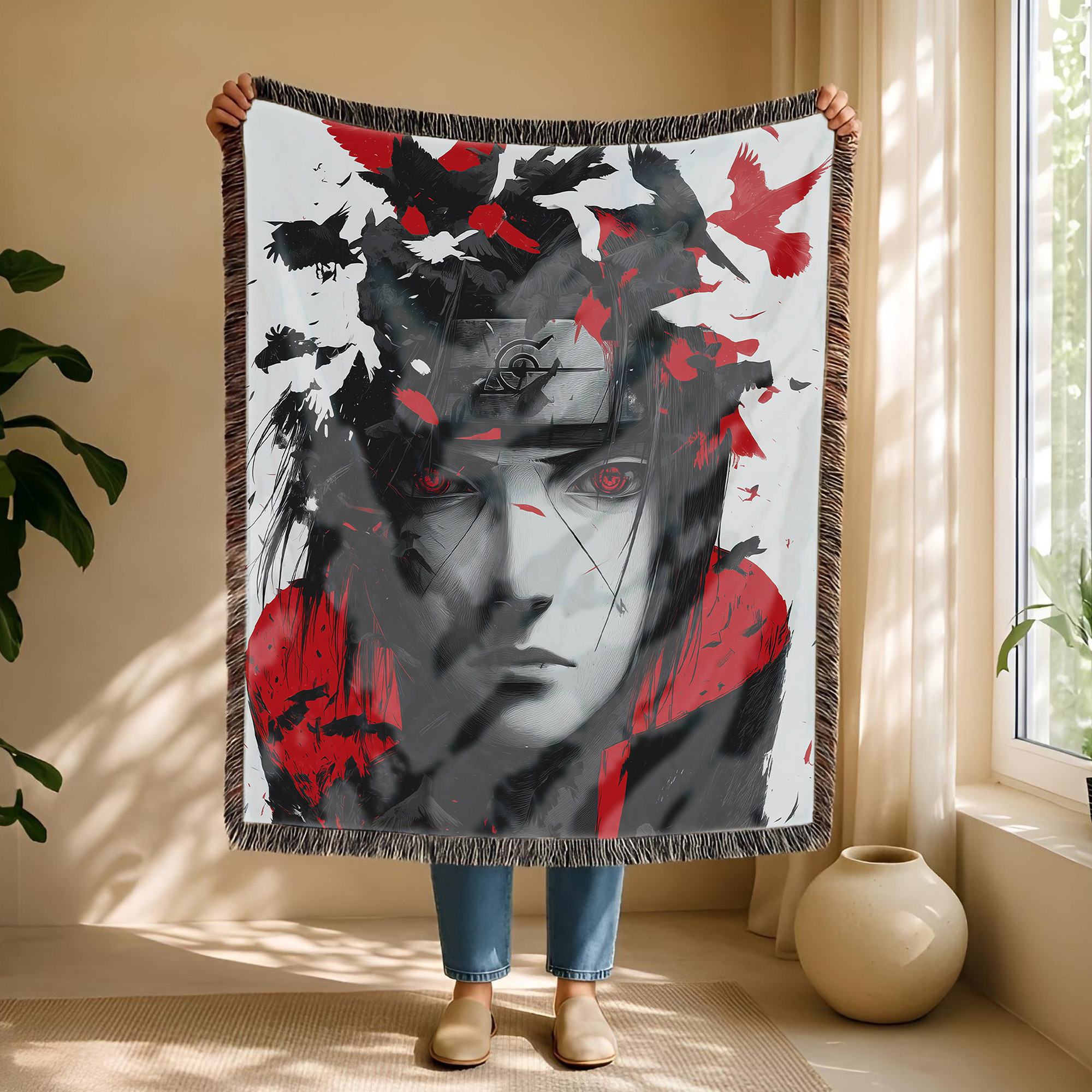 Anime Blanket Sakura Haruno Cherry Blossom Punch