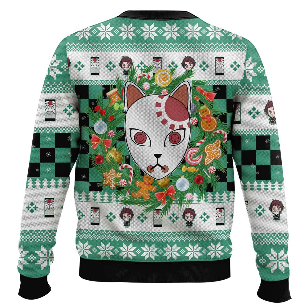 3D Anime Demon Slayer Tanjiro Kamado Fandom Ugly Christmas Sweater VA310109