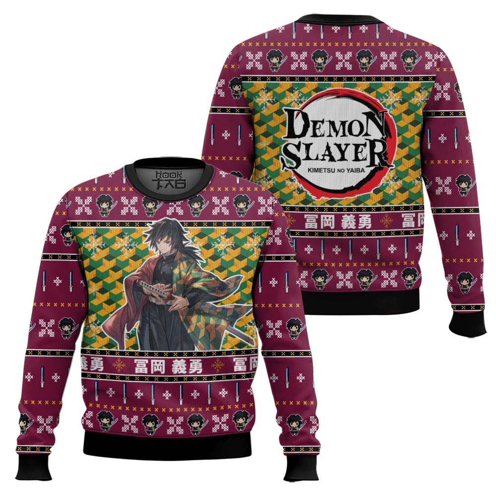 Giyu Tomioka Demon Slayer Ugly Christmas Sweater