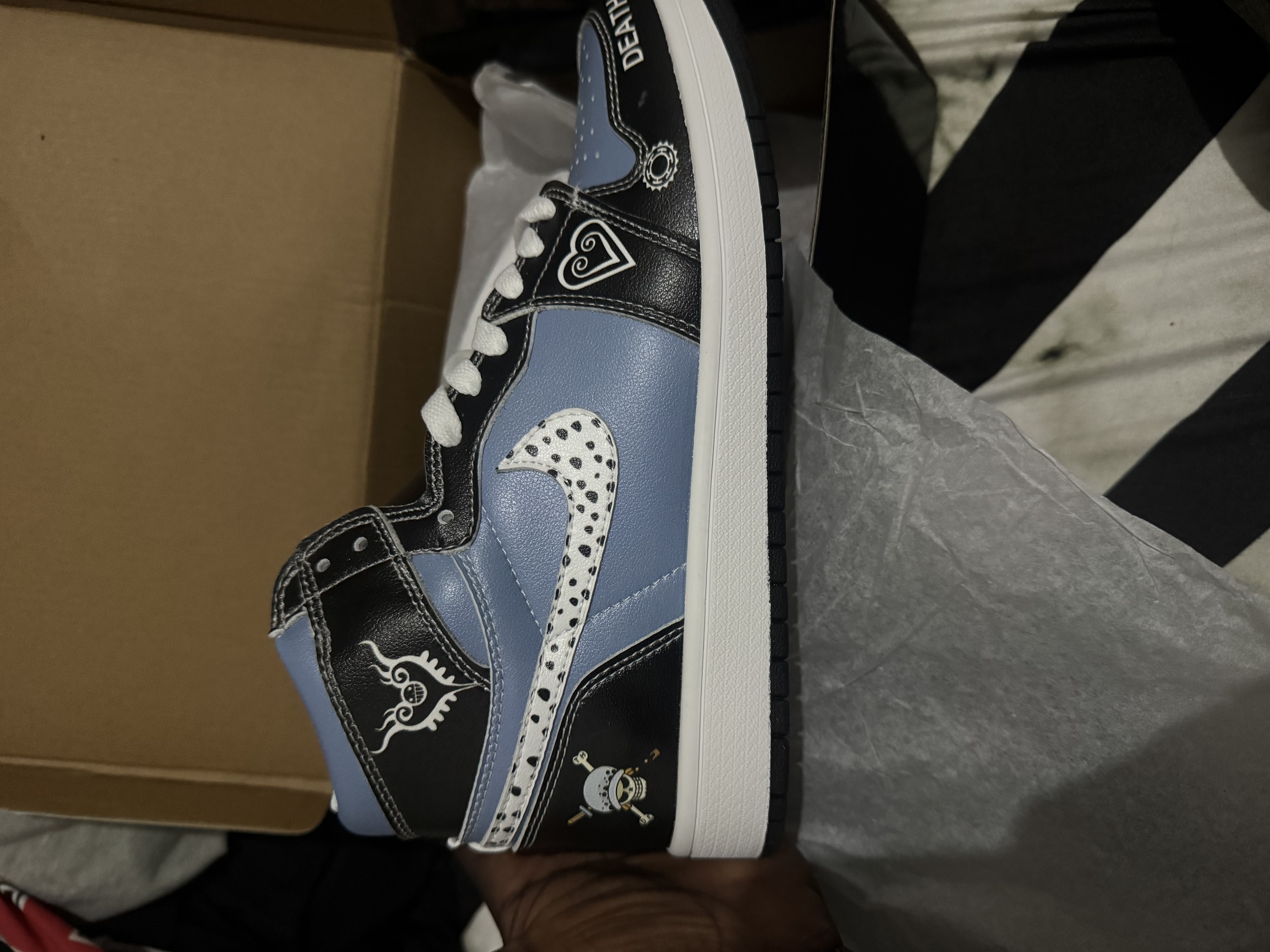 Trafalgar D. Water Law V.1 High-top Custom Sneakers