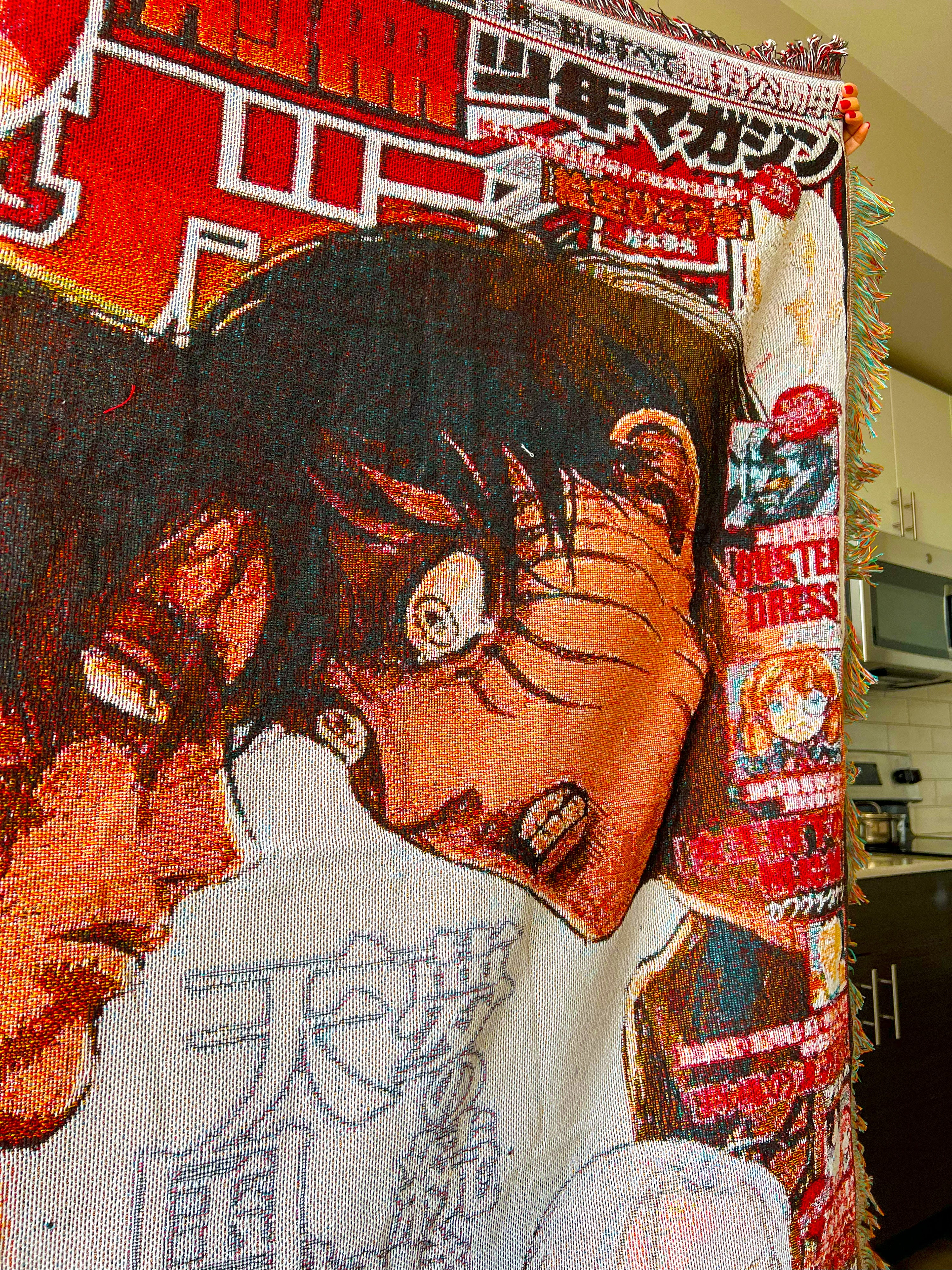 Vintage Titans Manga Tapestry