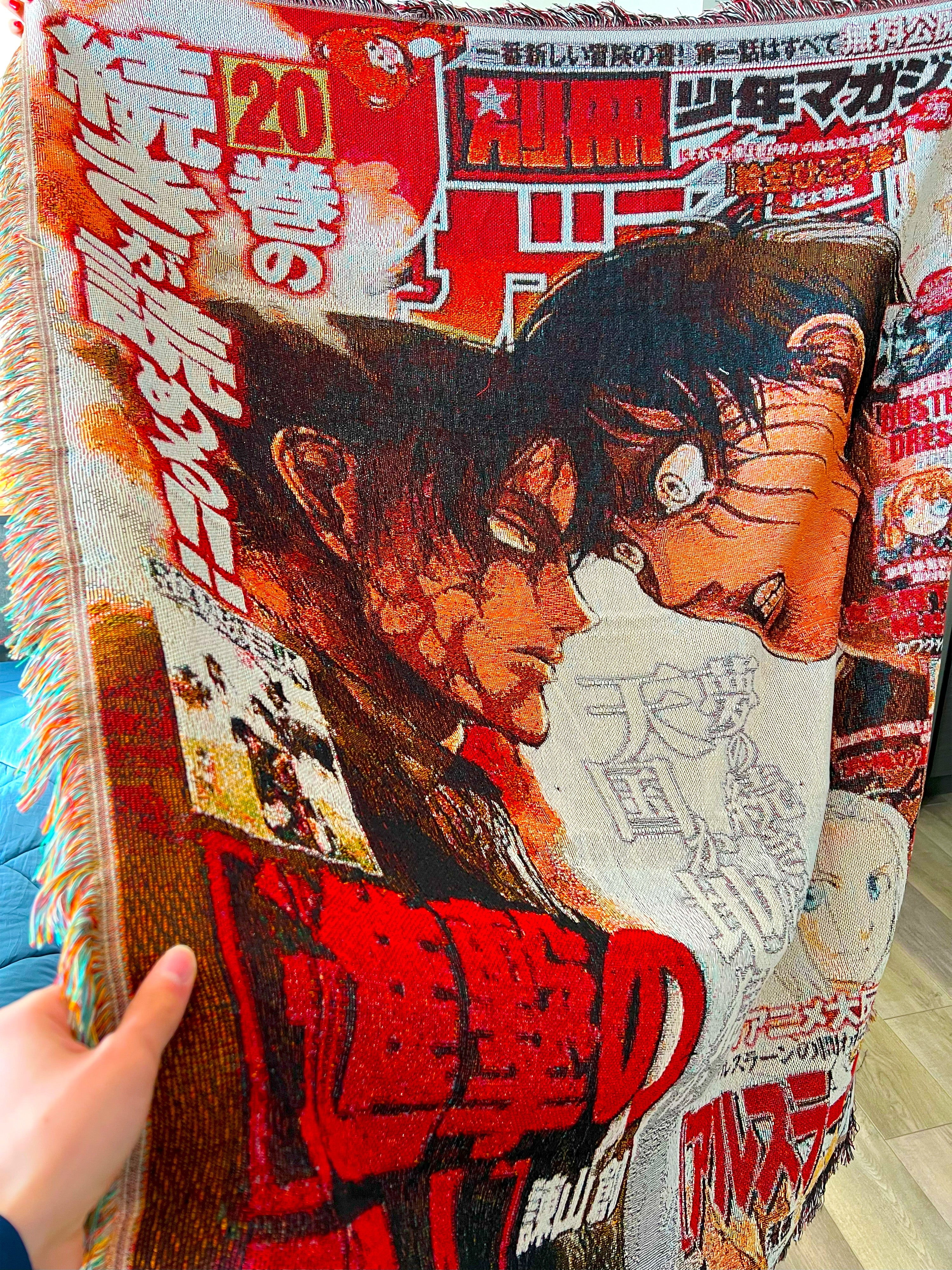 Vintage Titans Manga Tapestry