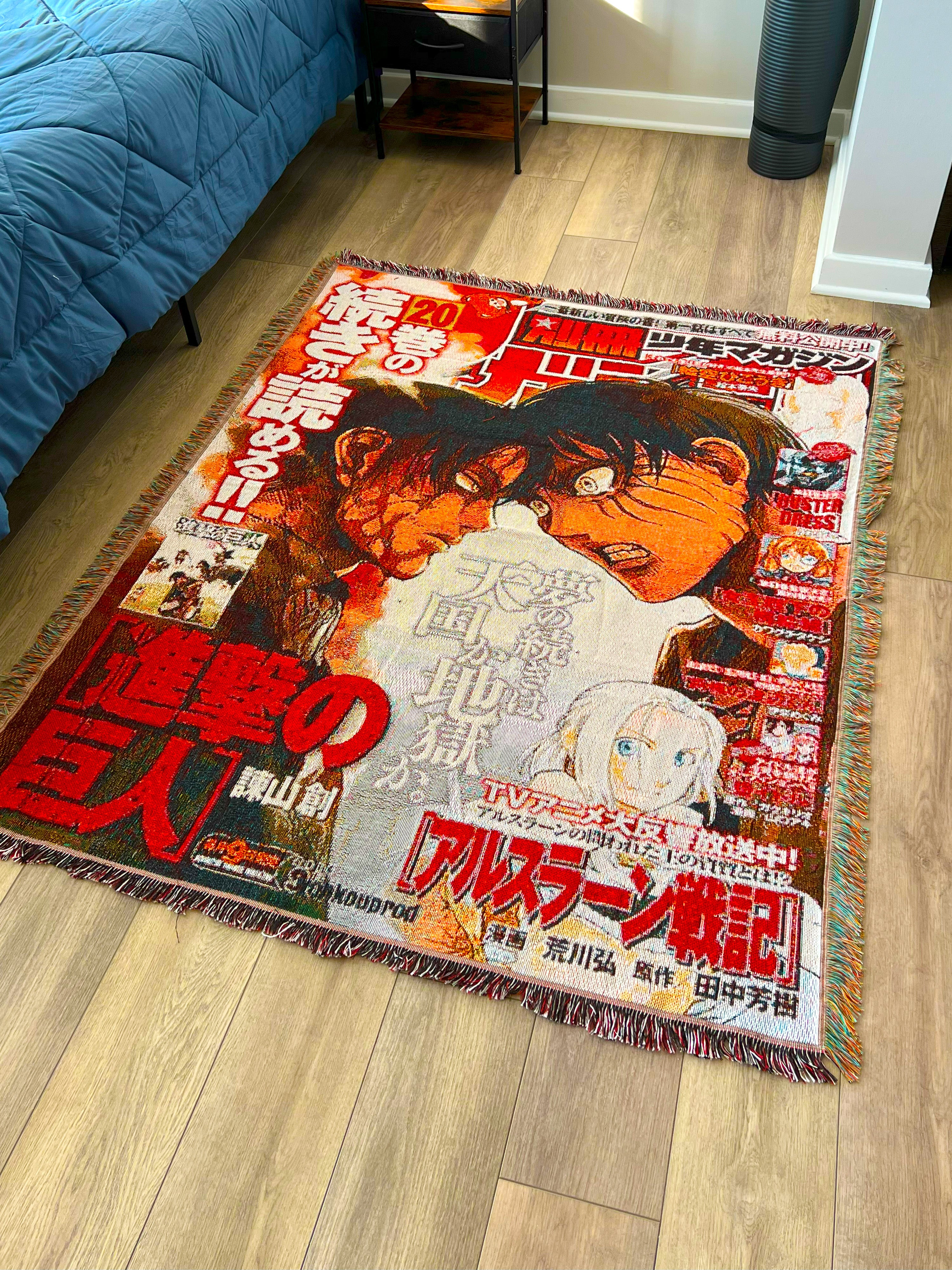 Vintage Titans Manga Tapestry
