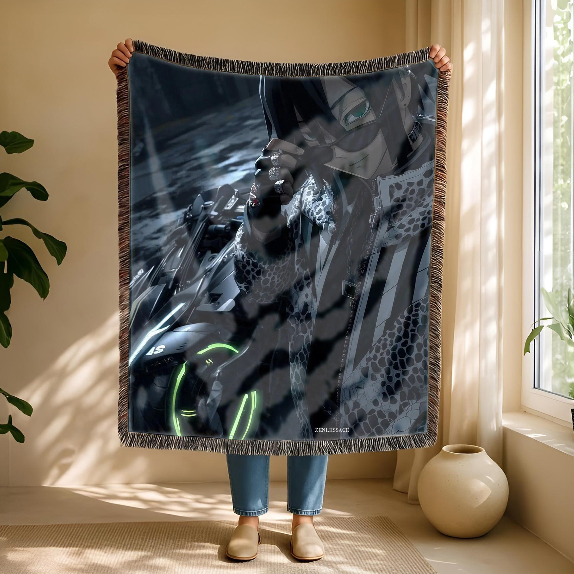 Anime Blanket Blood Moon Curse