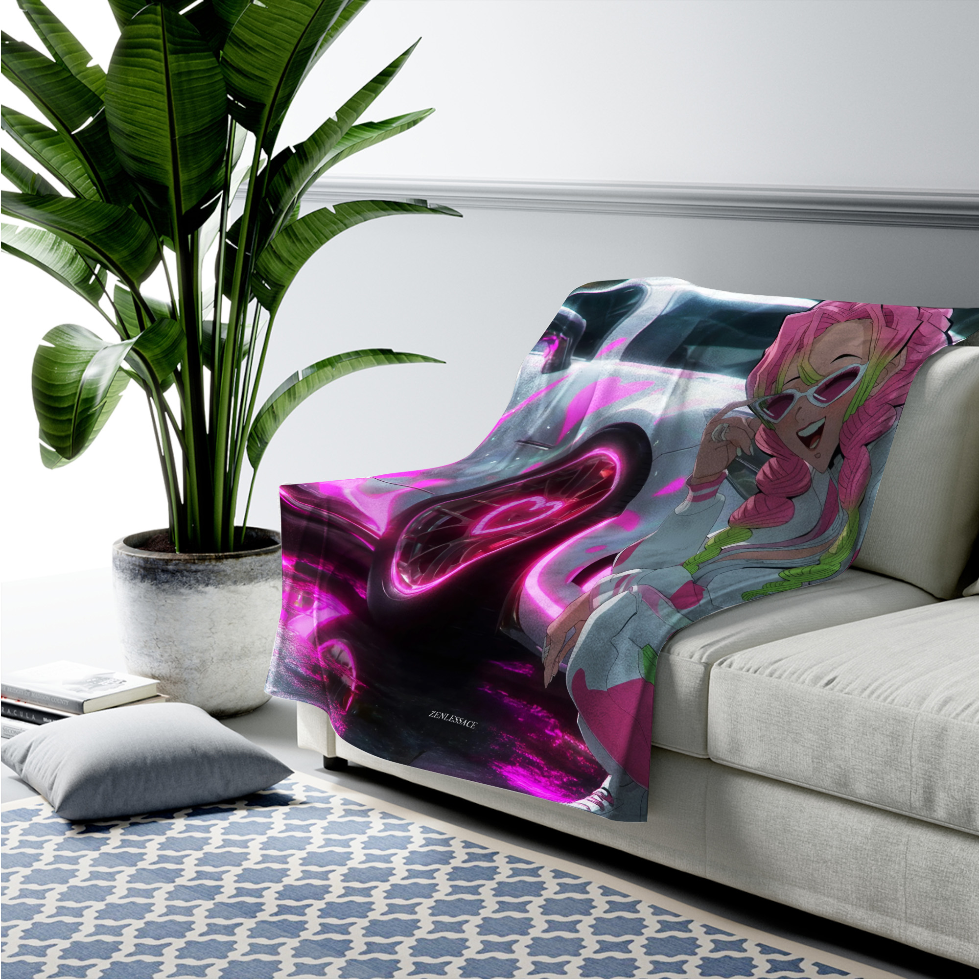 Hashira Fleece Blanket