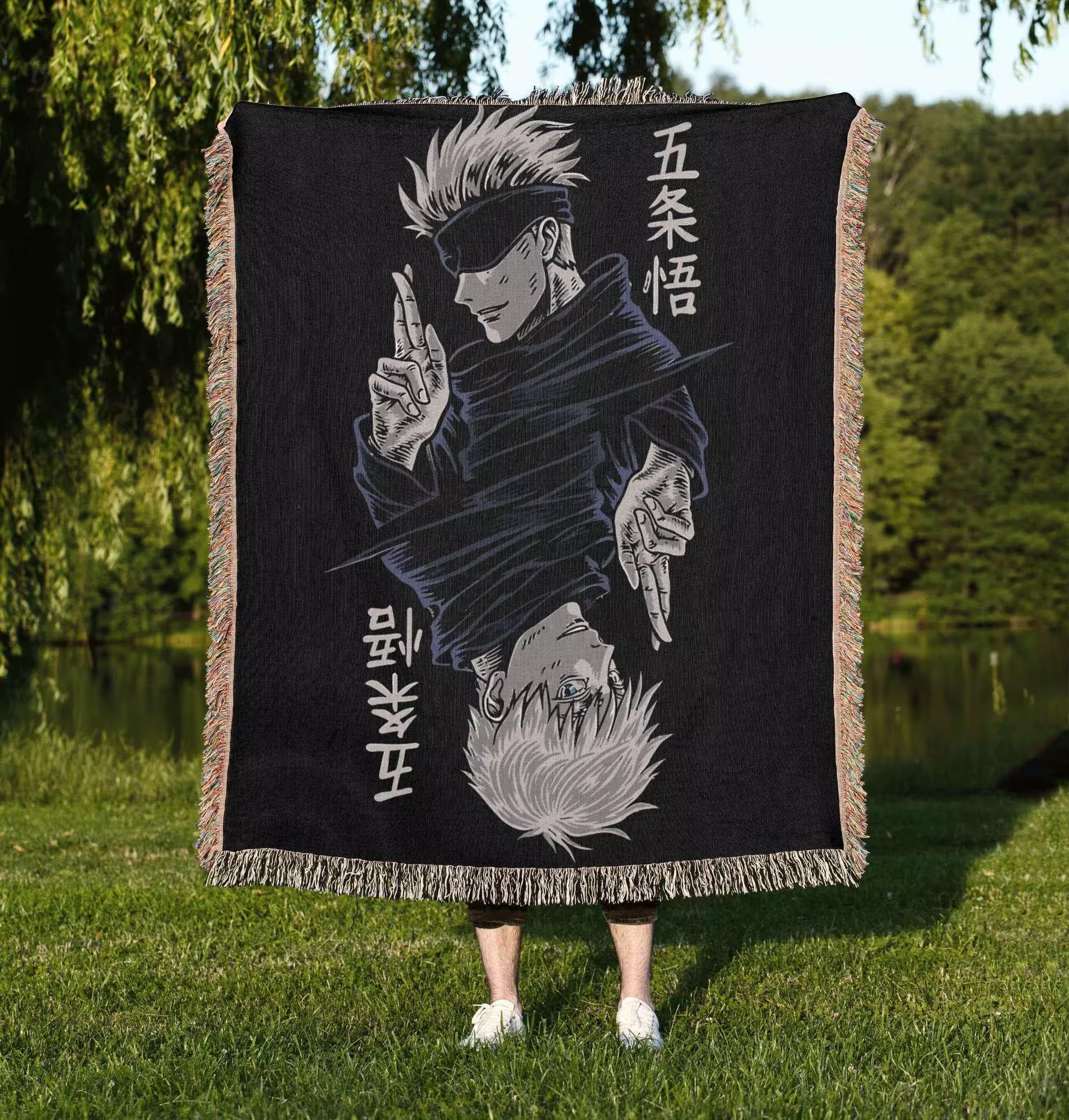 Tapestry Anime Gojo Satoru Blanket JJK