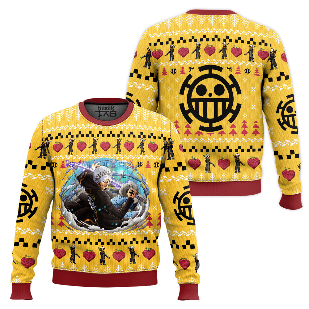 Law One Piece Ugly Christmas Sweater