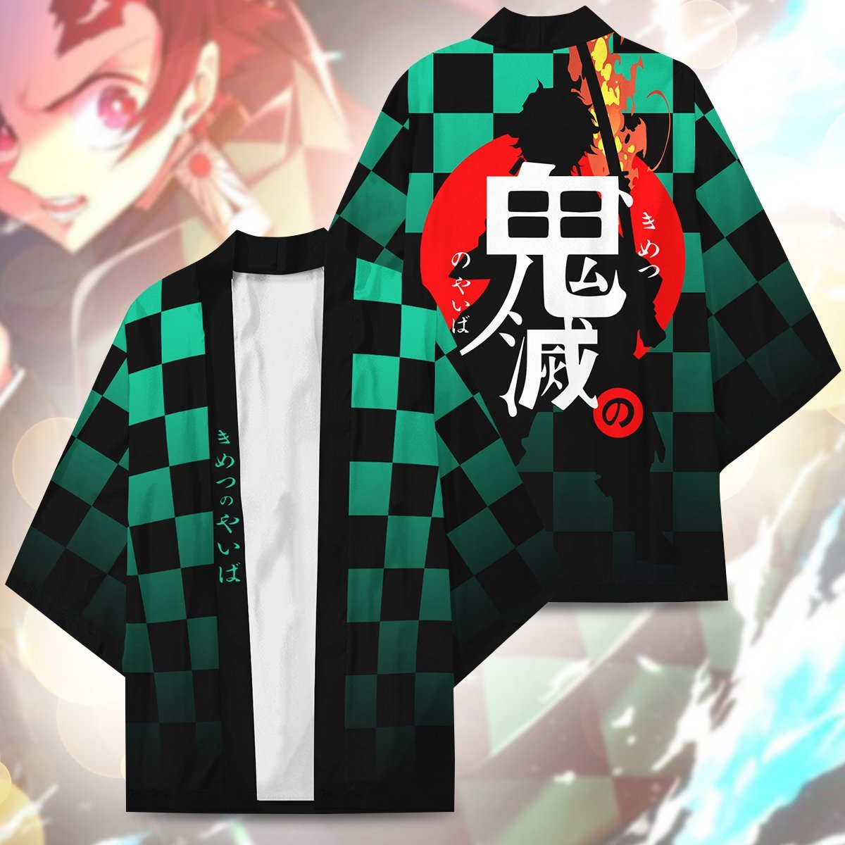 Demon Slayer Kimono - Kimetso No Yaiba Tanjiro Kimono FDM3107