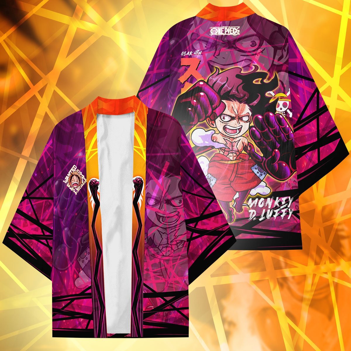 One Piece Kimono - Luffy Gear Fourth Kimono FDM3107