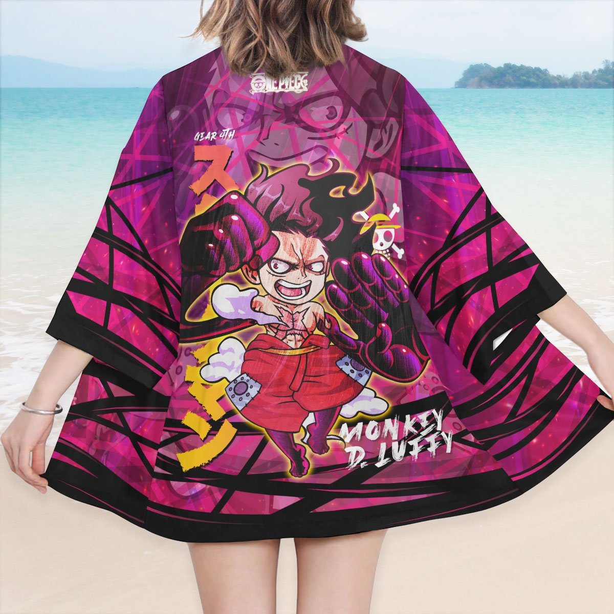 One Piece Kimono - Luffy Gear Fourth Kimono FDM3107