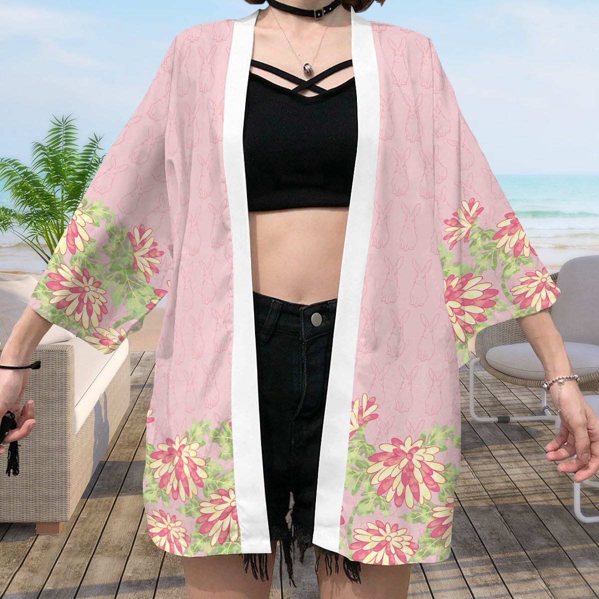 One Piece Kimono - Momiji The Rabbit Kimono FDM3107
