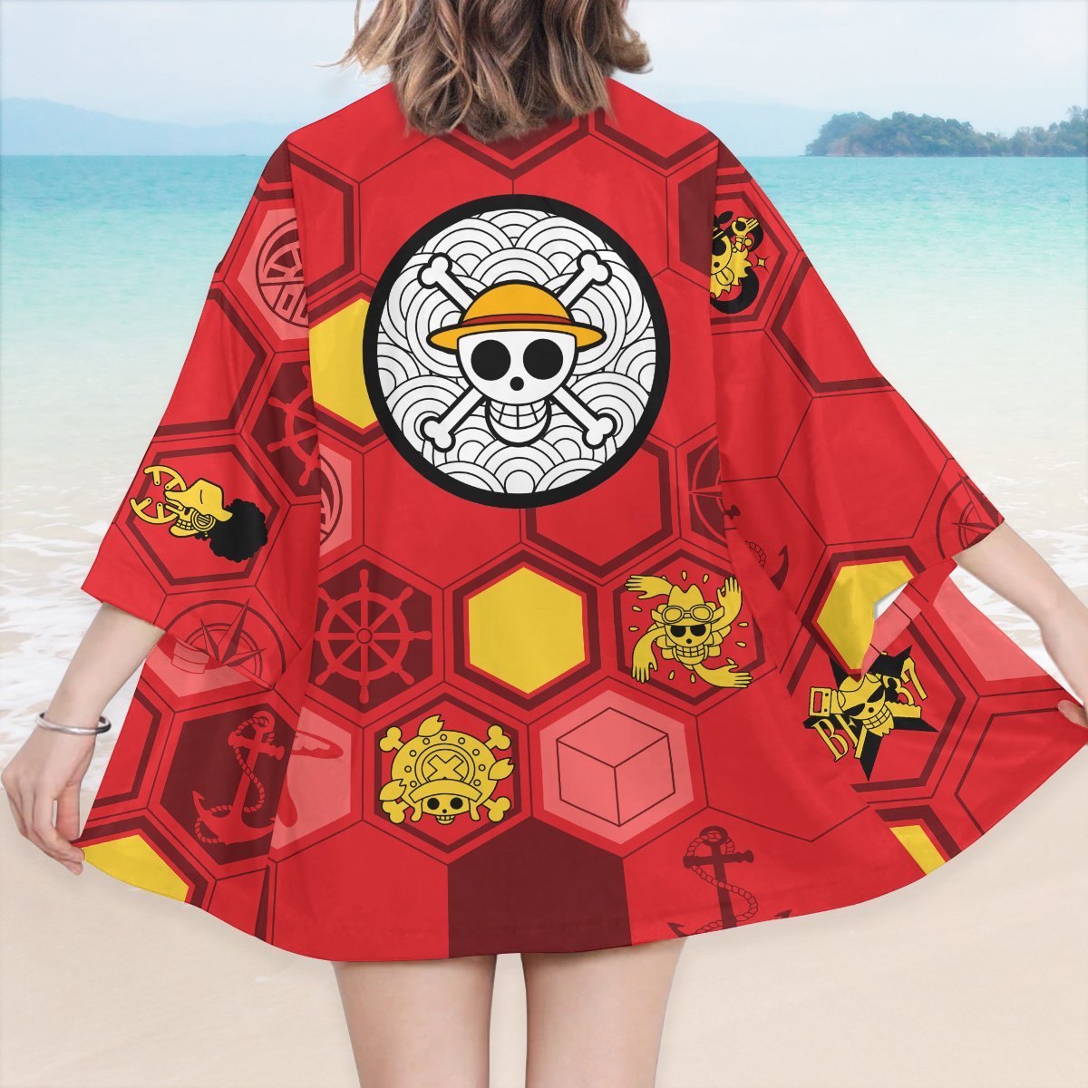 One Piece Kimono - Mugiwara Pirates Kimono FDM3107