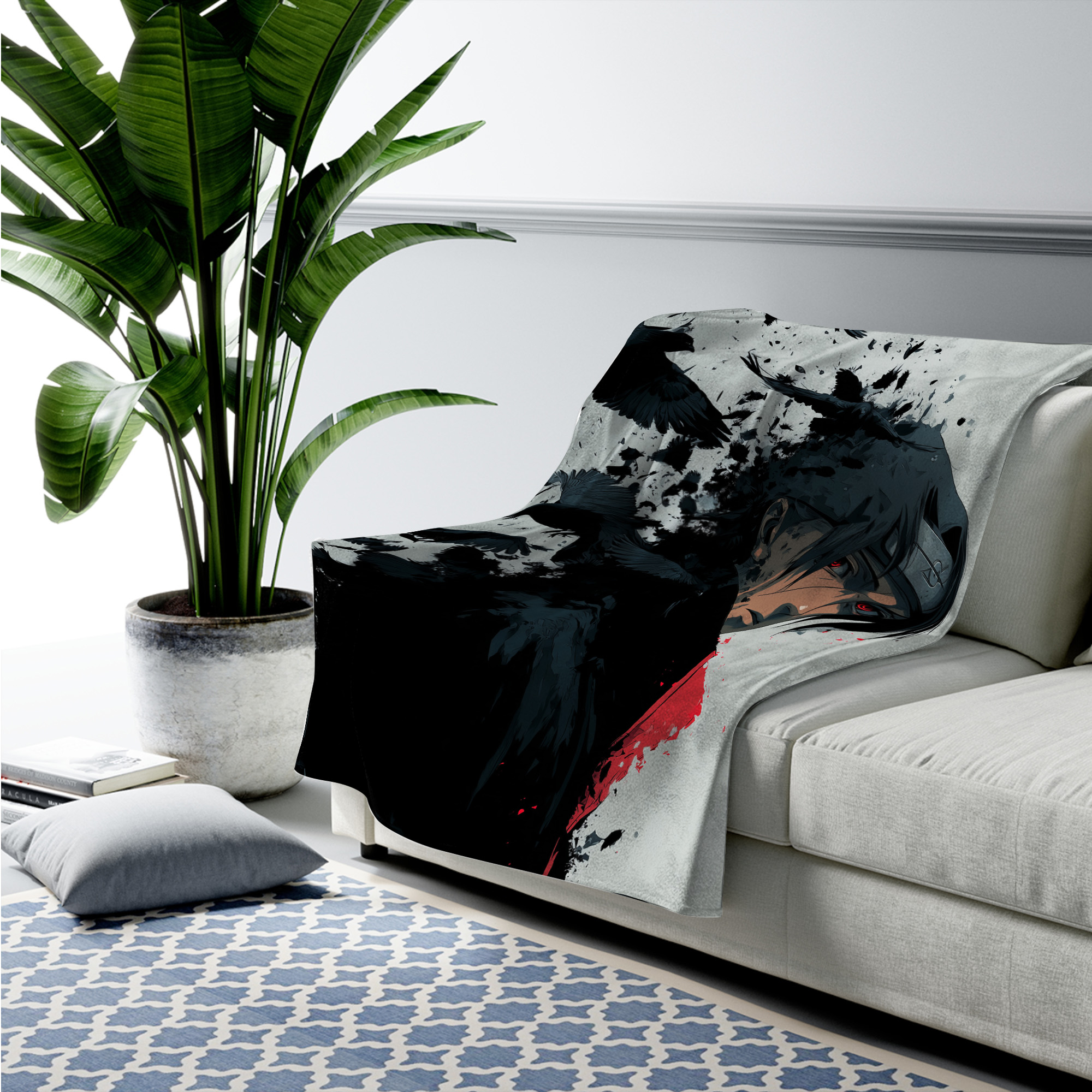 Naruto Kurama Form Fleece Blanket