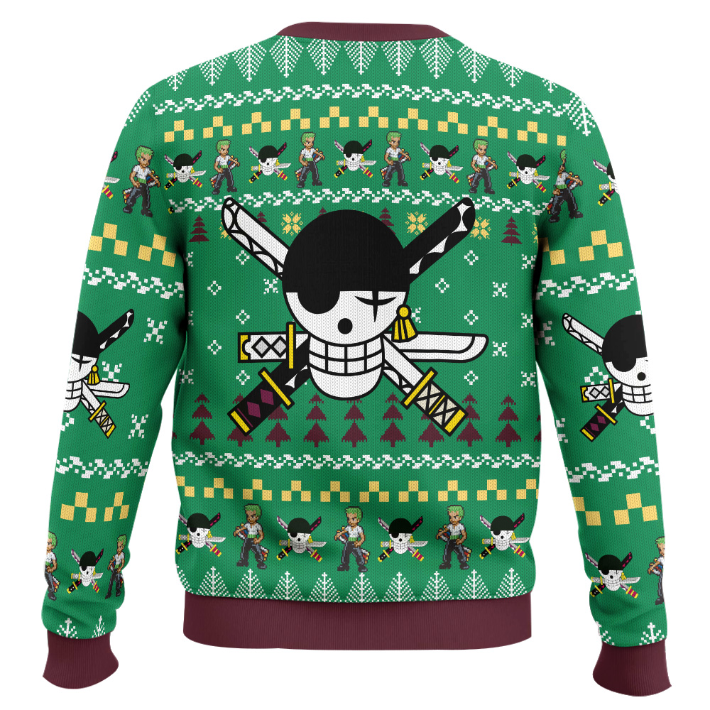Zoro One Piece Ugly Christmas Sweater