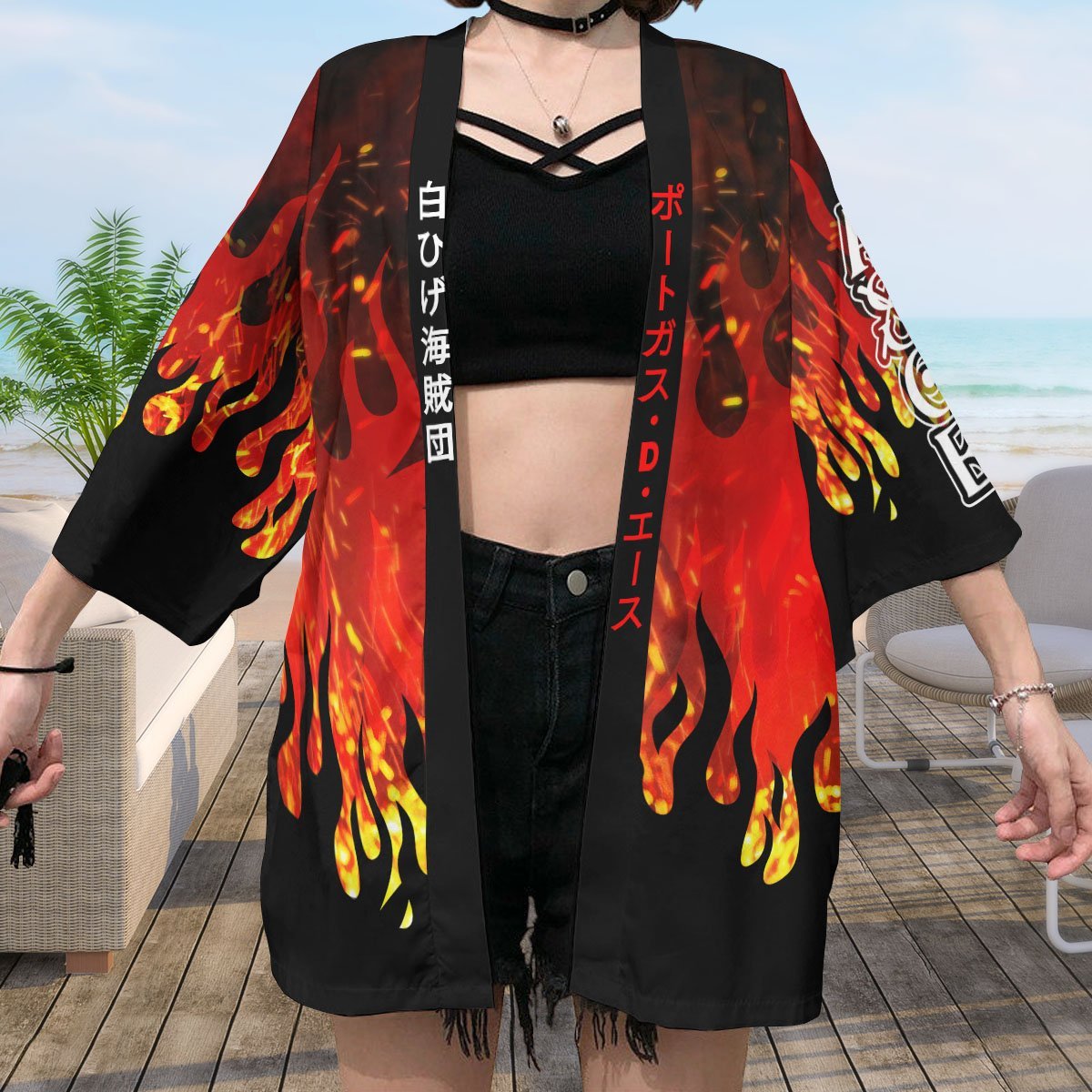 One Piece Kimono - OP Ace Kimono FDM3107