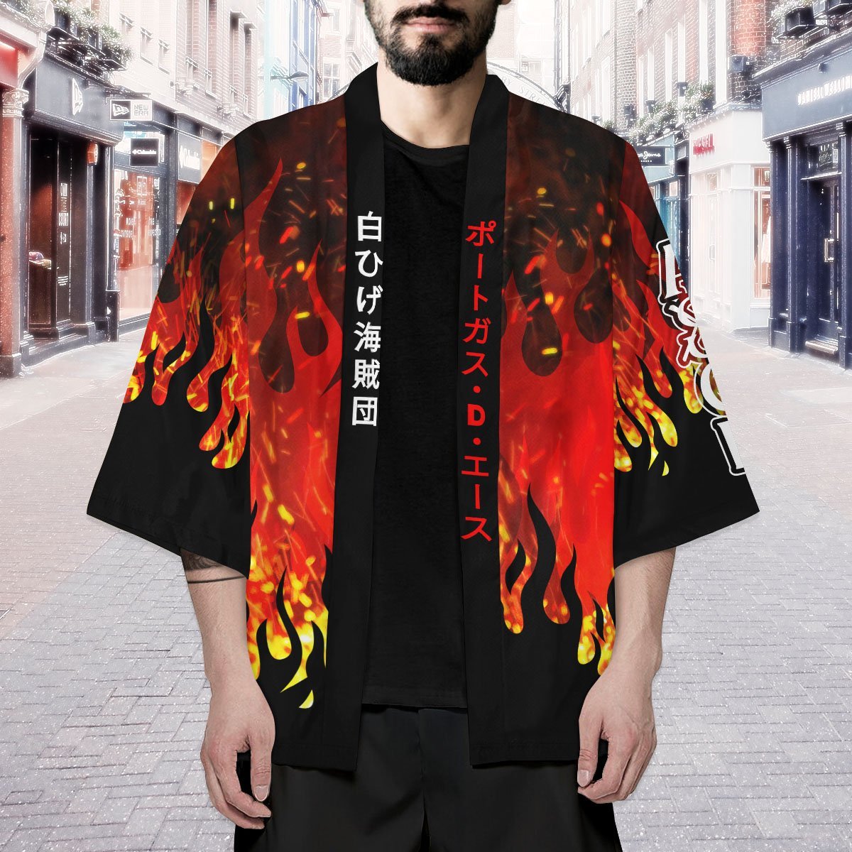 One Piece Kimono - OP Ace Kimono FDM3107