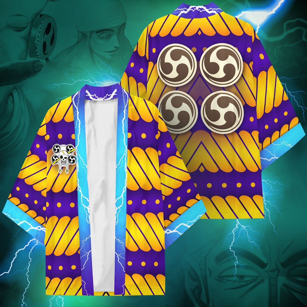 One Piece Kimono - OP God Eneru Kimono FDM3107