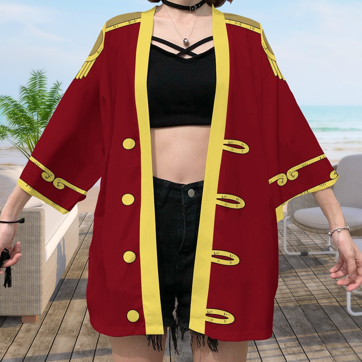 One Piece Kimono - OP Roger Kimono FDM3107