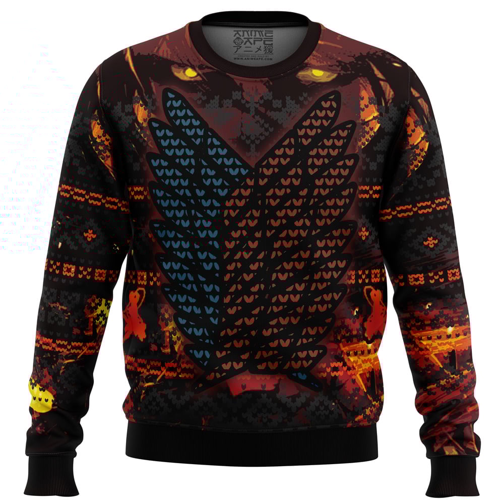 Attack on Titan Ugly Christmas Sweater