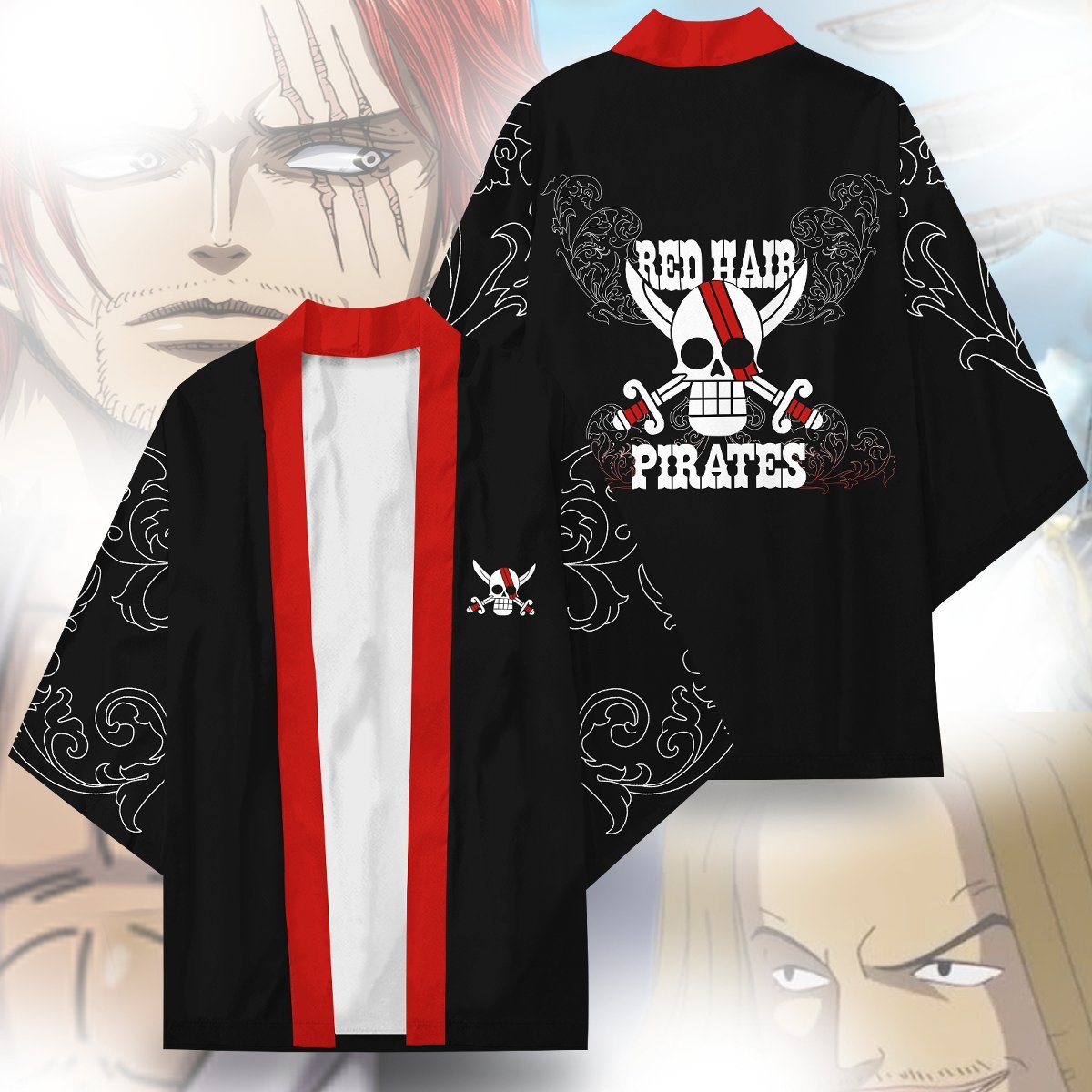 One Piece Kimono - Red Hair Pirates Kimono FDM3107