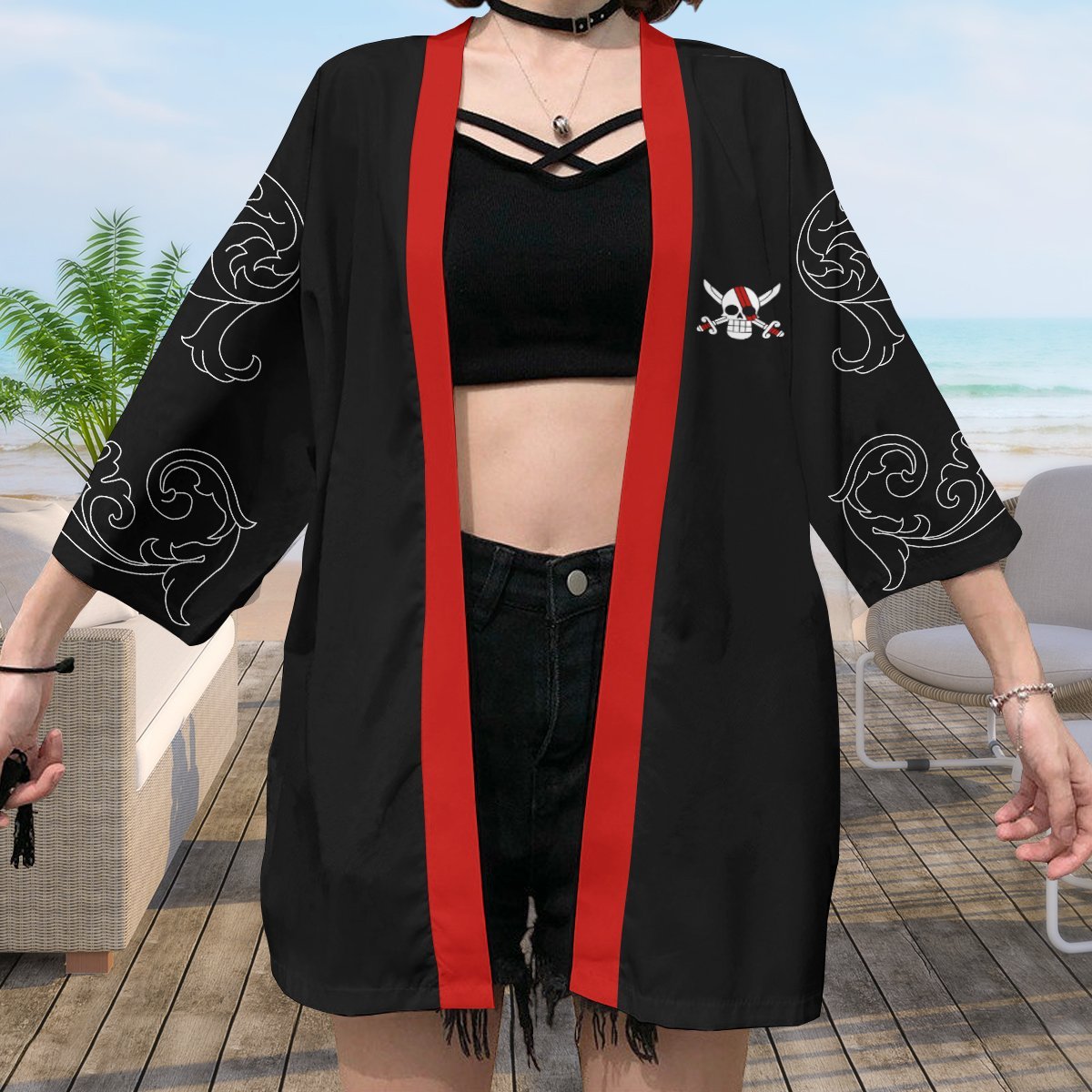 One Piece Kimono - Red Hair Pirates Kimono FDM3107