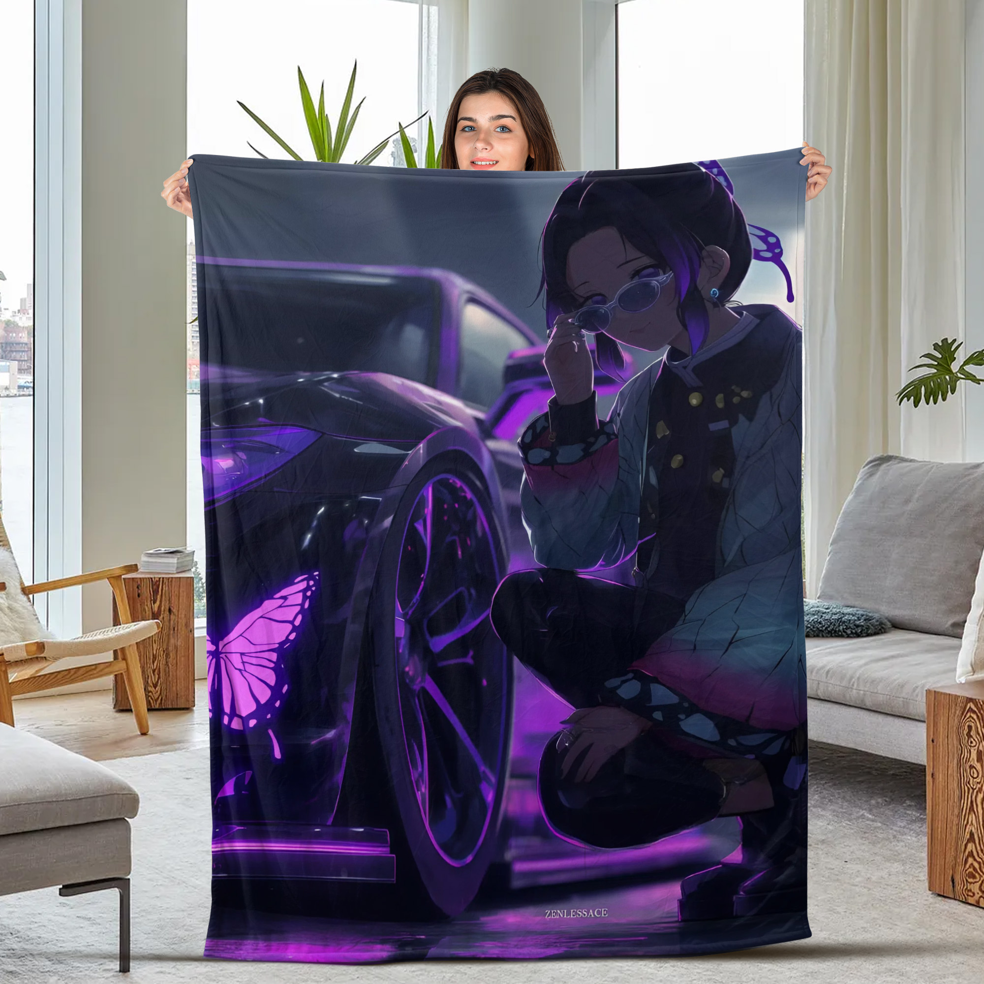 Breath of Water Fleece Blanket