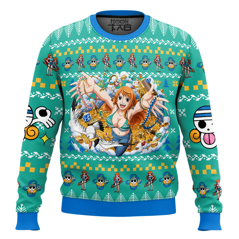 Nami One Piece Ugly Christmas Sweater