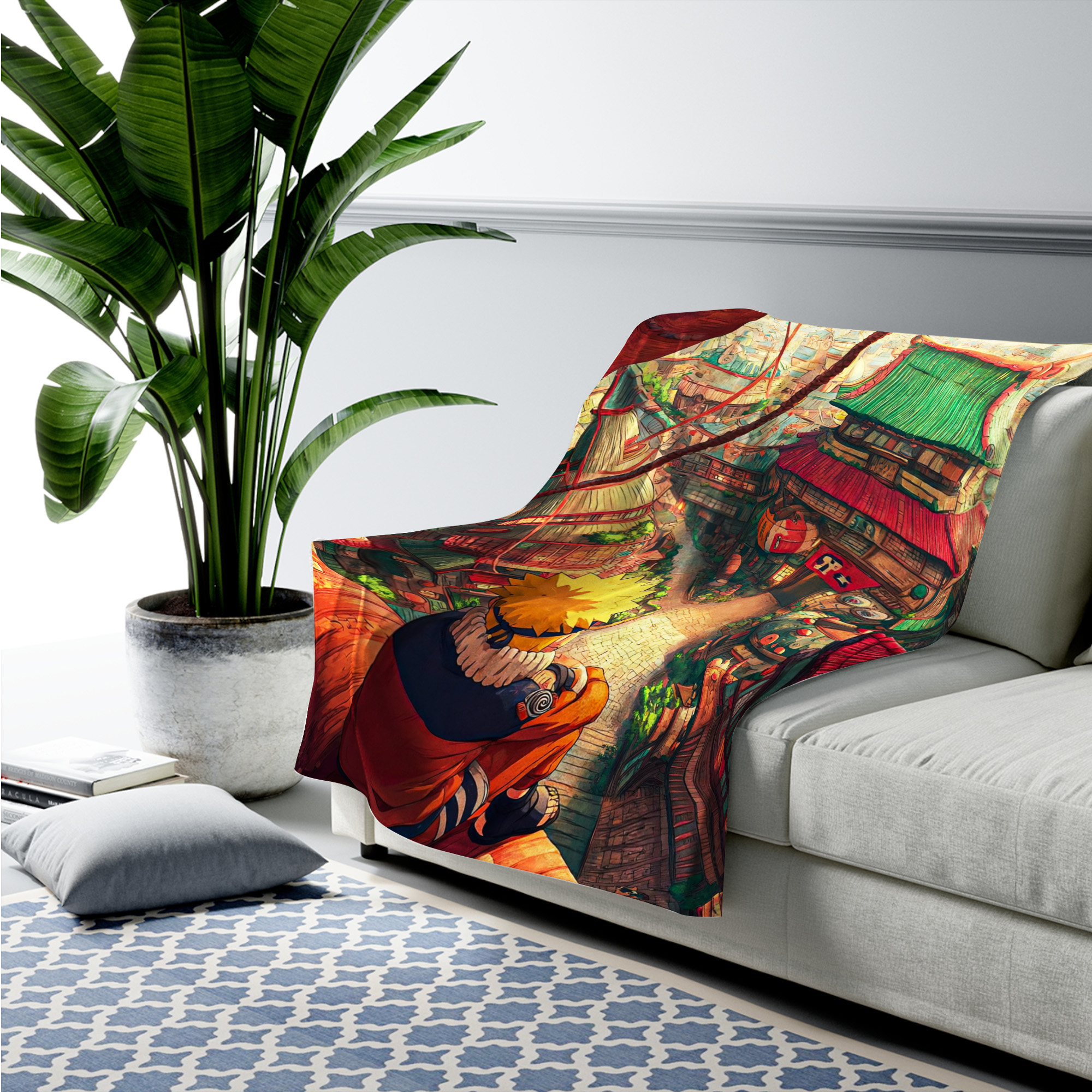 Naruto Rasengan Attack Fleece Blanket