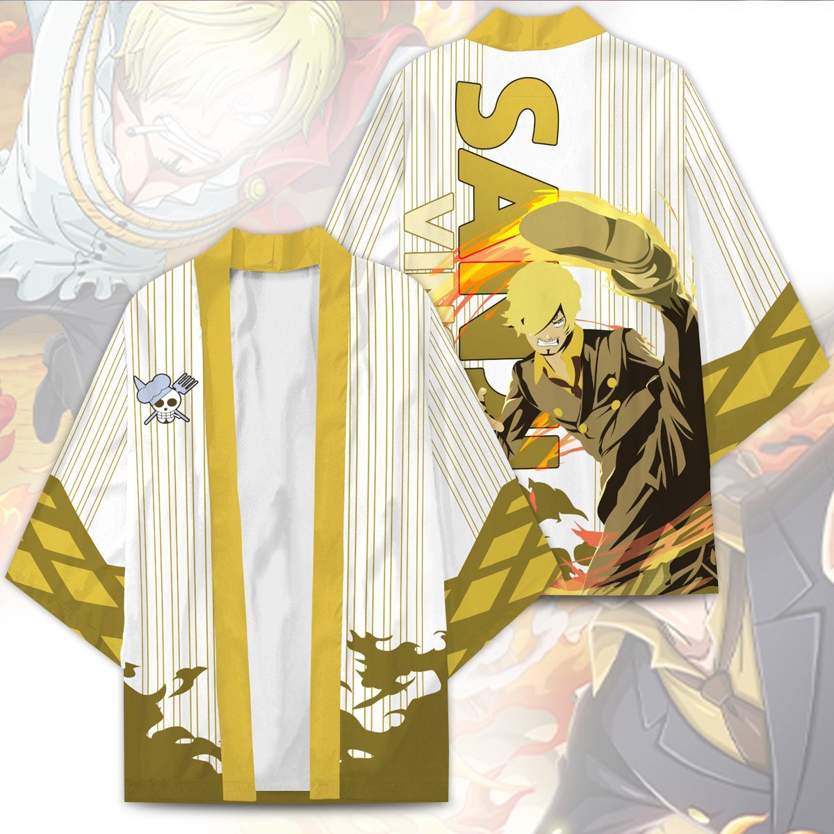 One Piece Kimono - Sanji Black Leg Kimono FDM3107