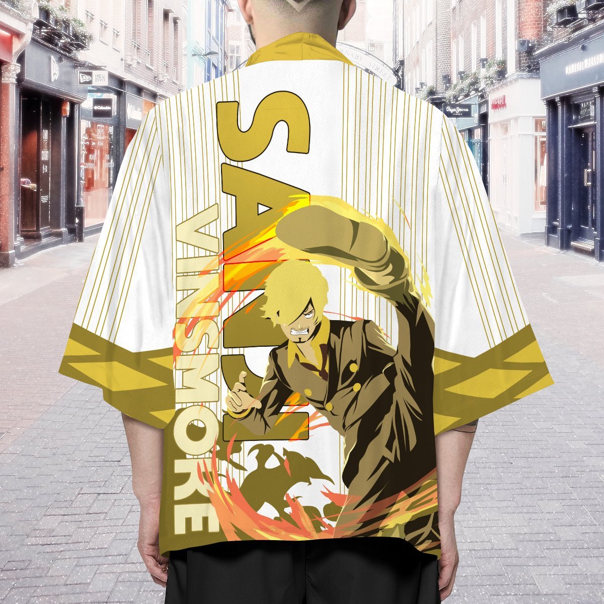 One Piece Kimono - Sanji Black Leg Kimono FDM3107