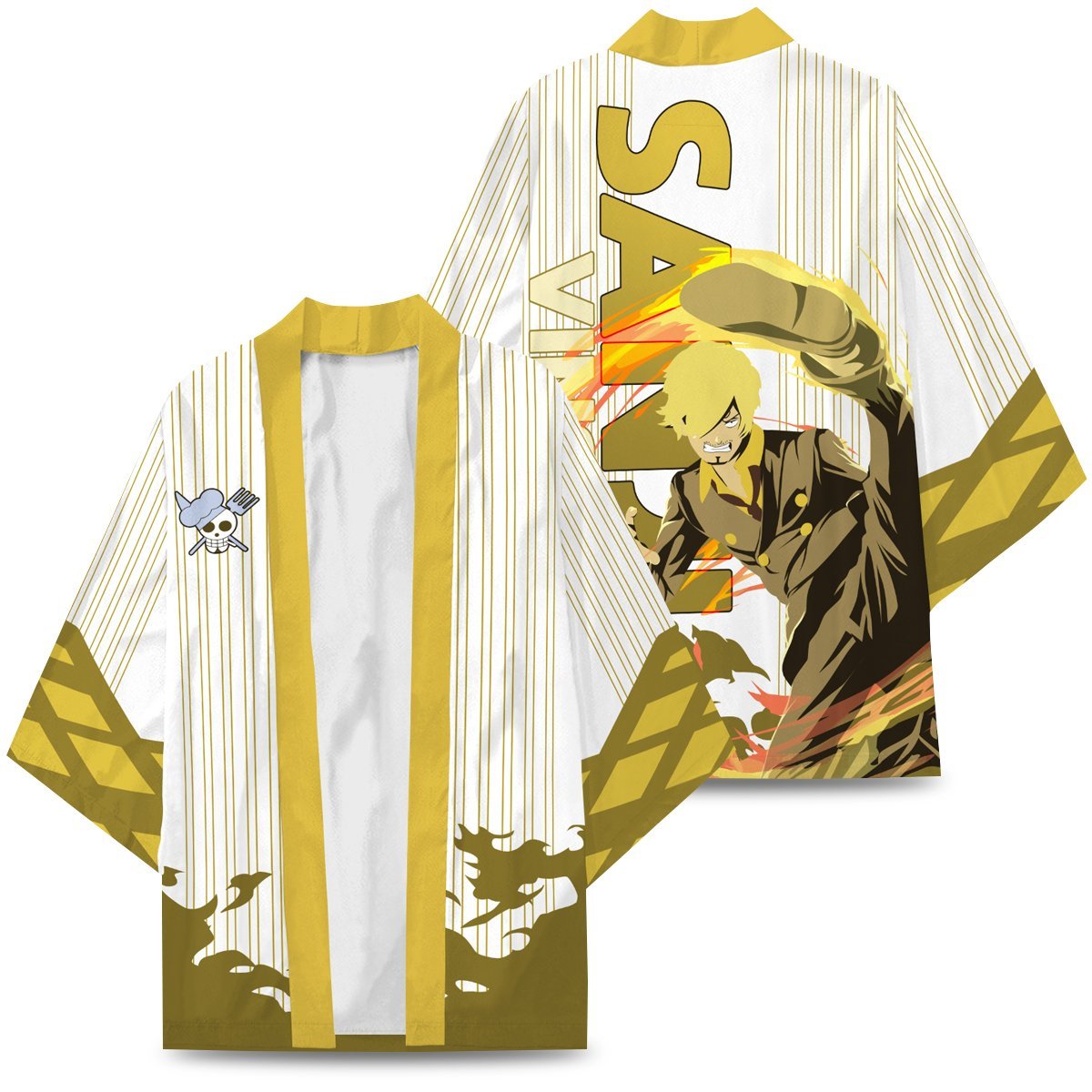 One Piece Kimono - Sanji Black Leg Kimono FDM3107