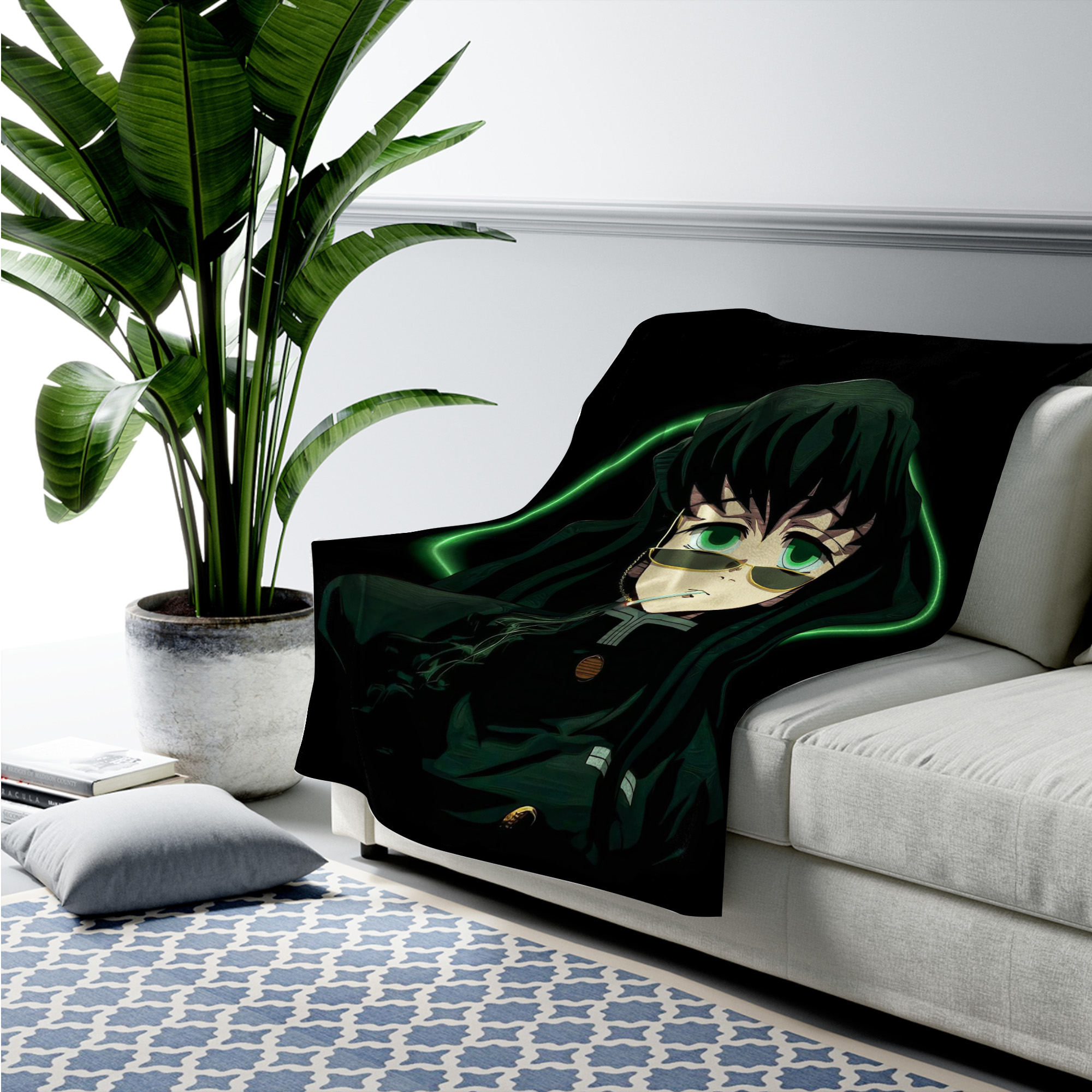 Demon Slayer Sword Stance Fleece Blanket