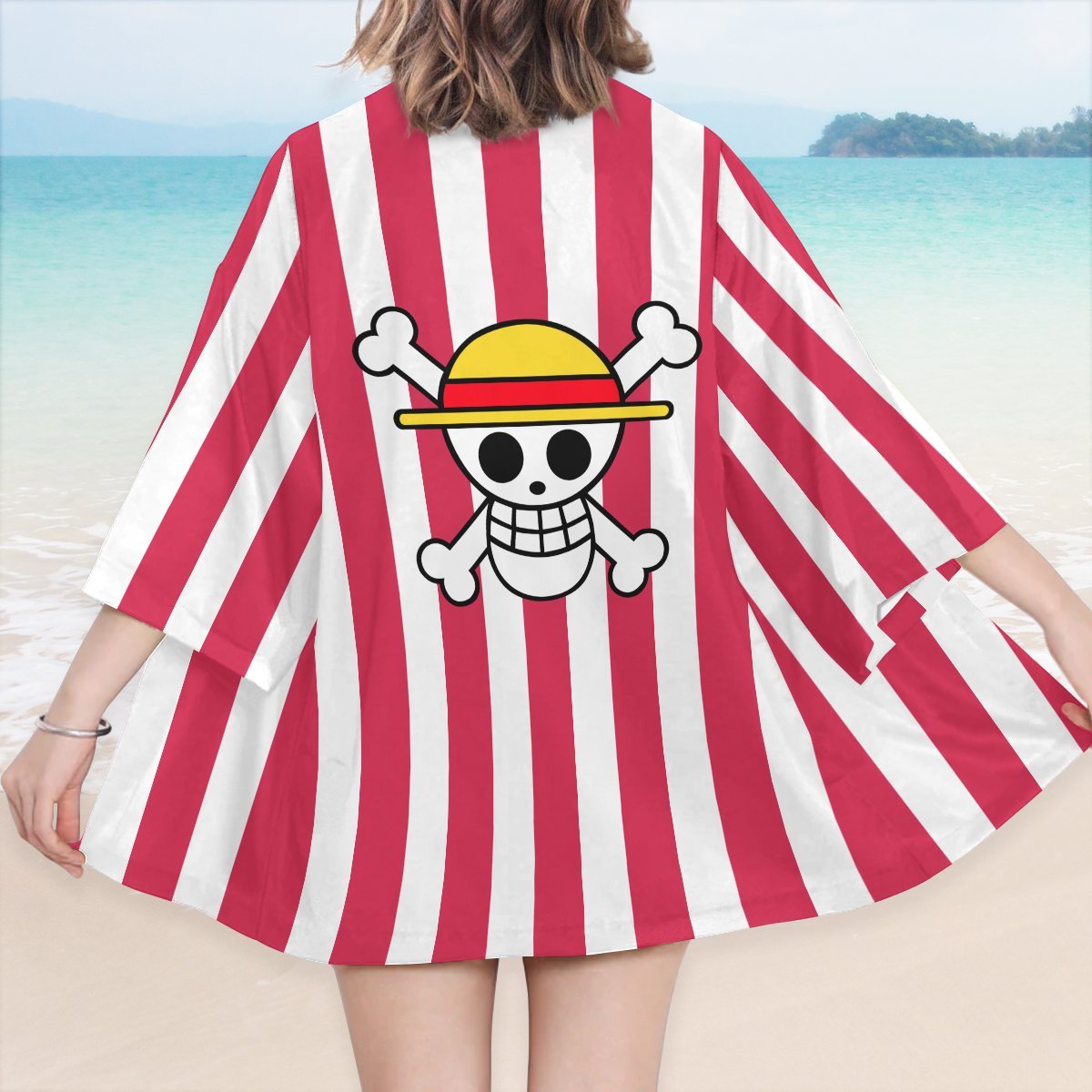 One Piece Kimono - Strawhat Pirate Kimono FDM3107