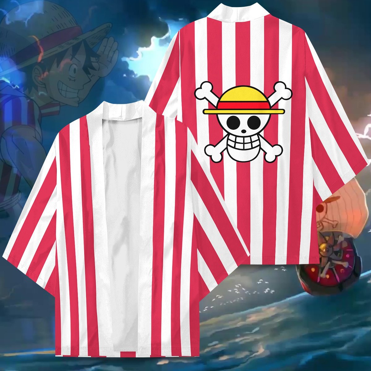 One Piece Kimono - Strawhat Pirate Kimono FDM3107