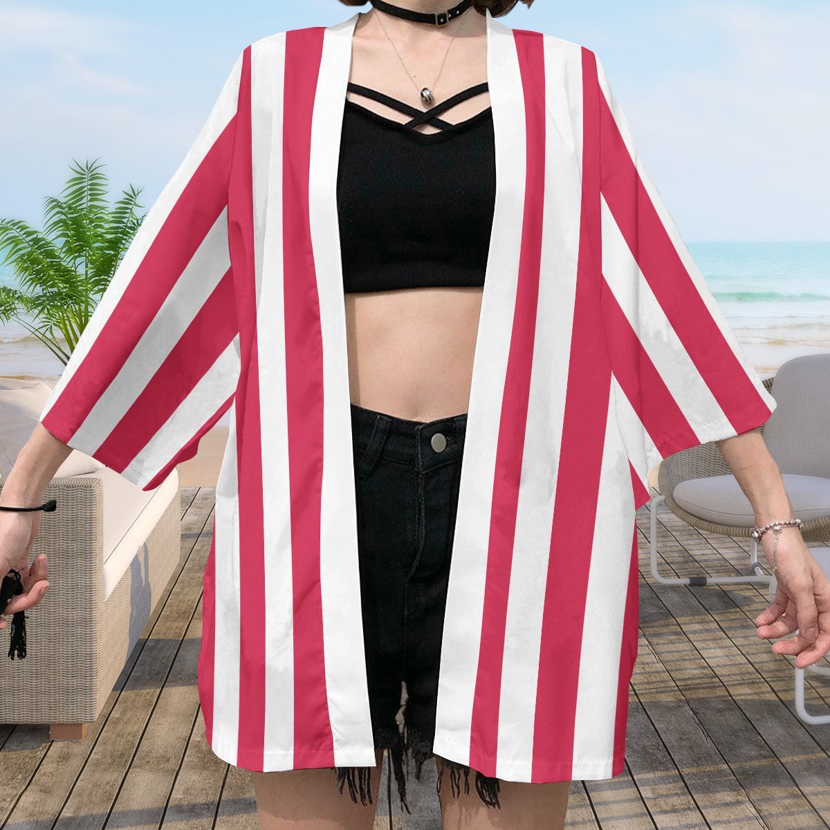 One Piece Kimono - Strawhat Pirate Kimono FDM3107