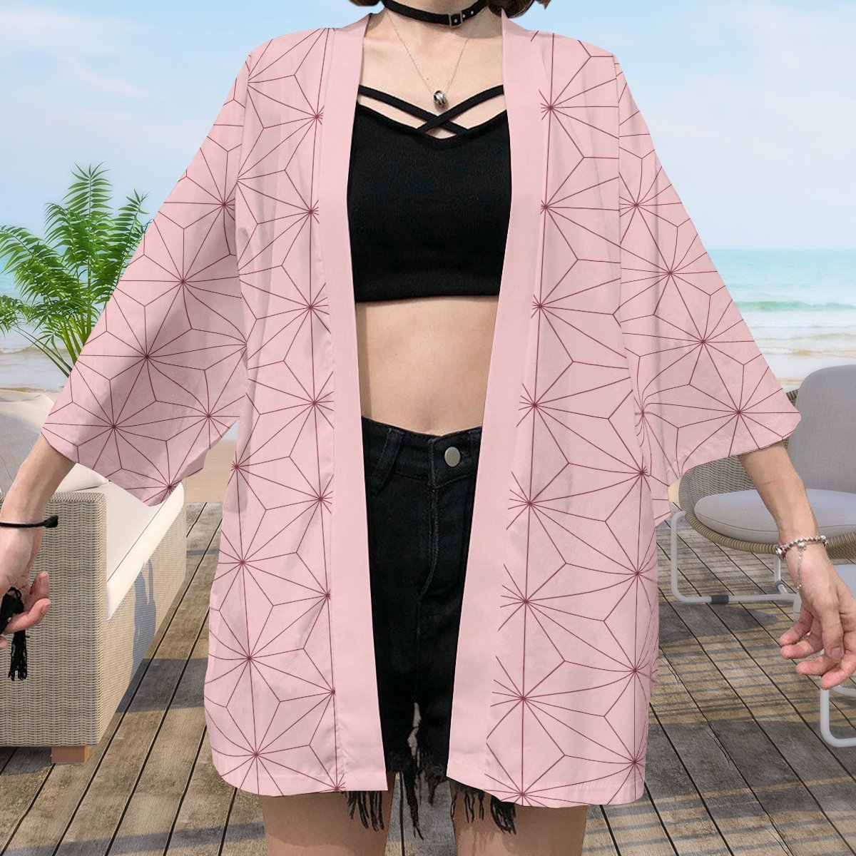 Demon Slayer Kimono - Summer Nezuko Kimono FDM3107