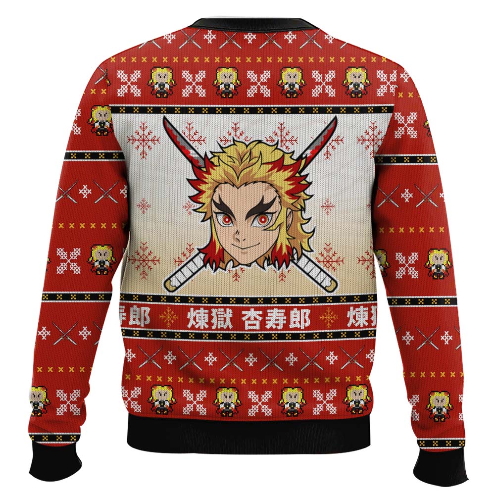 Rengoku Demon Slayer Ugly Christmas Sweater