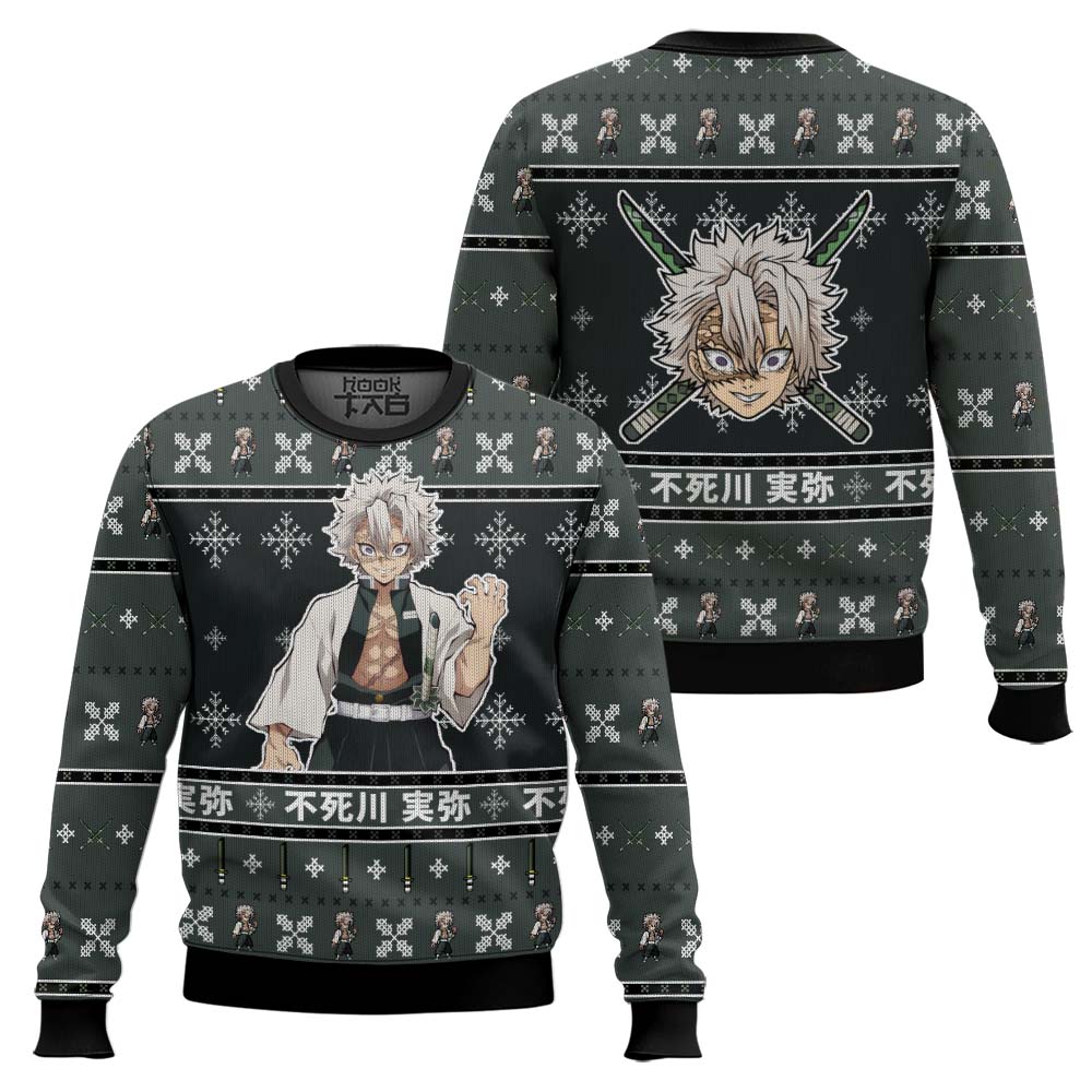 Sanemi Demon Slayer Ugly Christmas Sweater