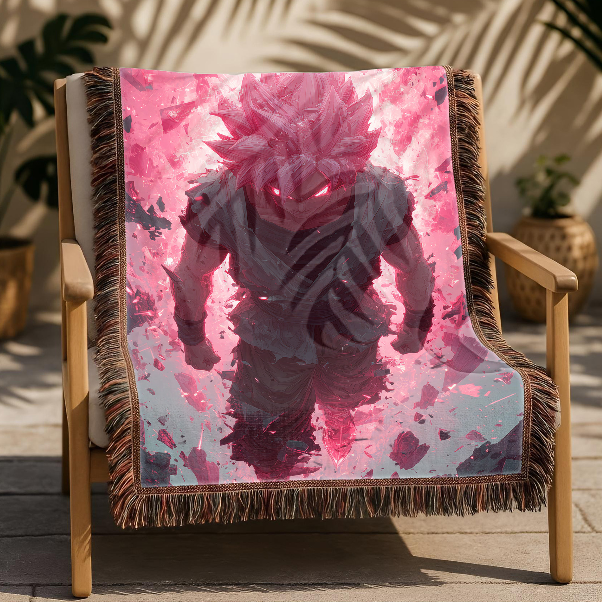 Anime Blanket Super Saiyan Rosé Standing Pose
