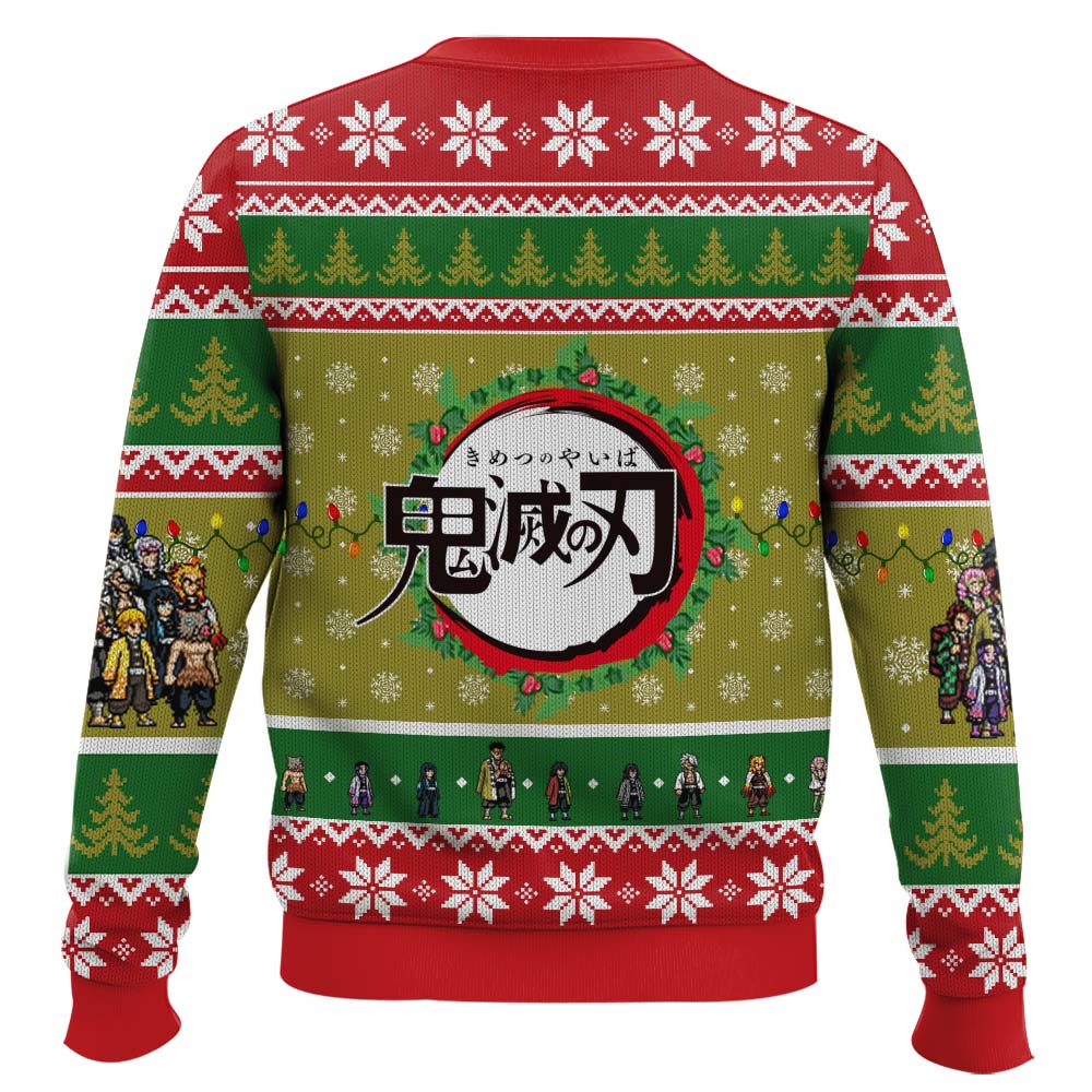 3D Anime Demon Slayer Squad Corps Ugly Christmas Sweater VA311171