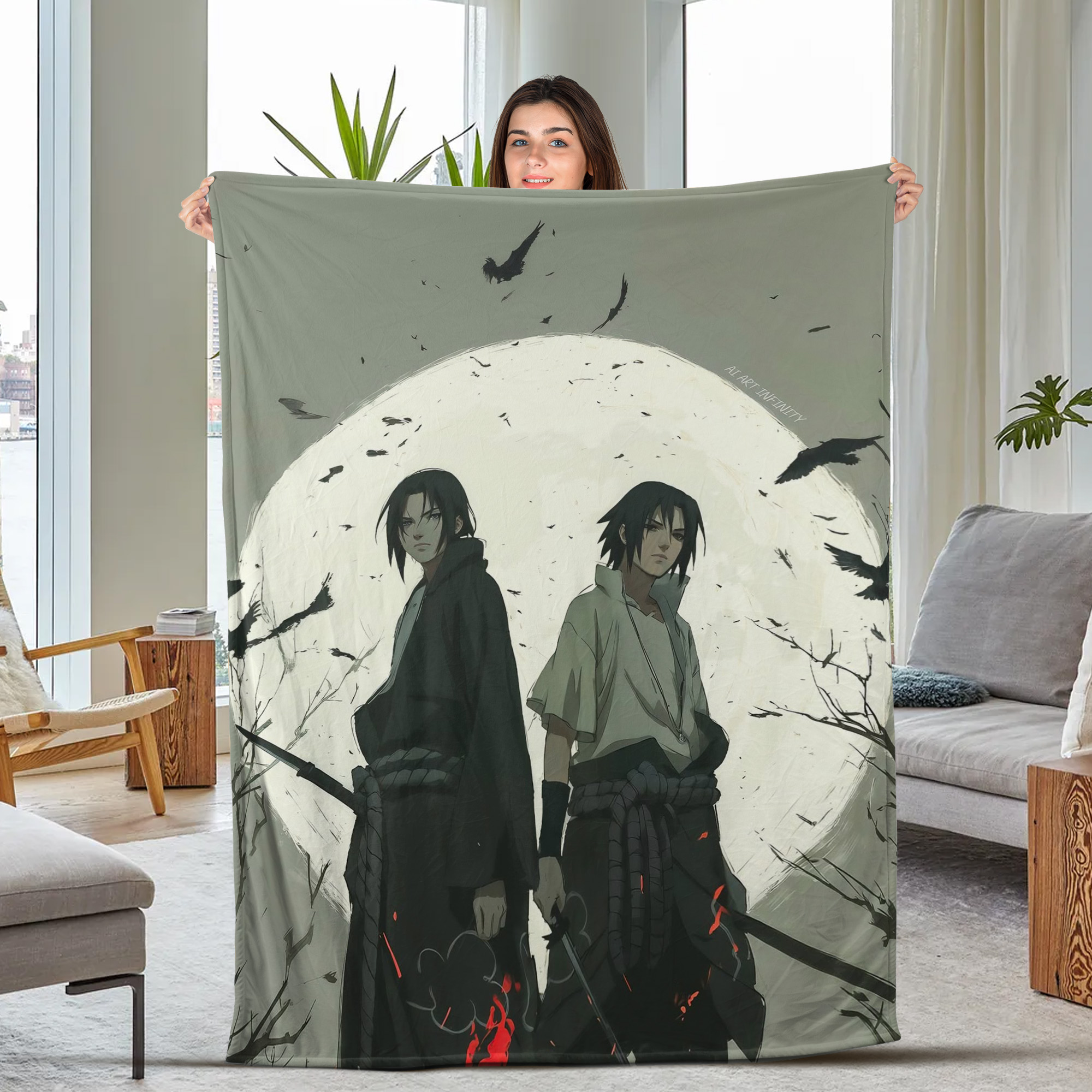 Naruto Hero of Konoha Fleece Blanket