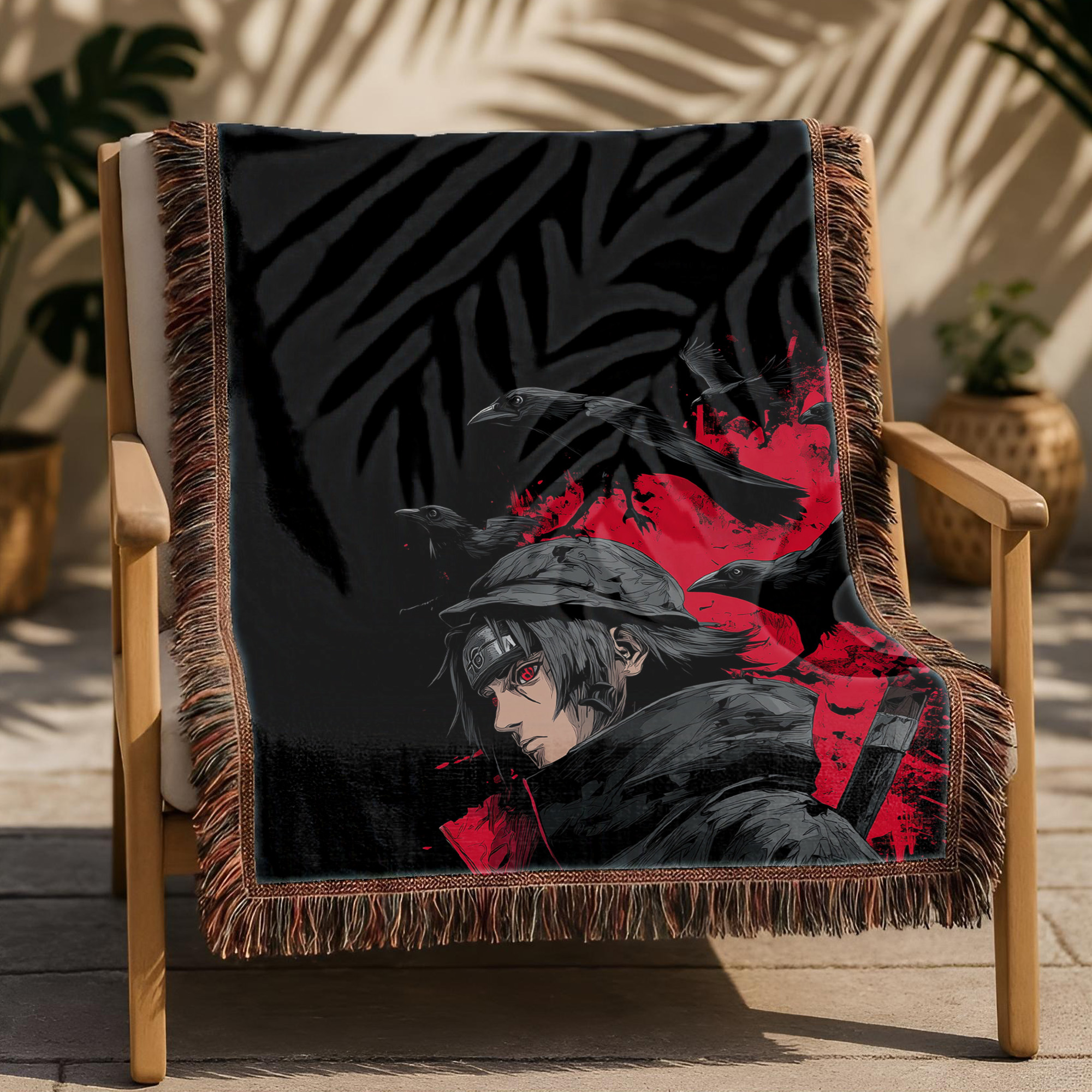 Anime Blanket Naruto Uzumaki Sage Mode Pose