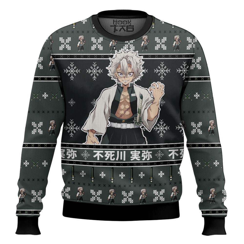 Sanemi Demon Slayer Ugly Christmas Sweater