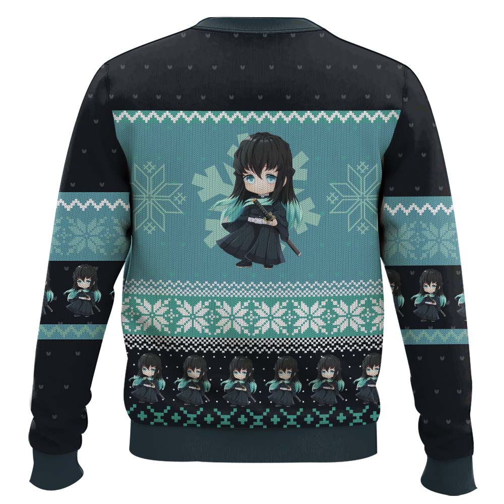 3D Anime Demon Slayer Muichiro Tokito Ugly Christmas Sweater VA311001