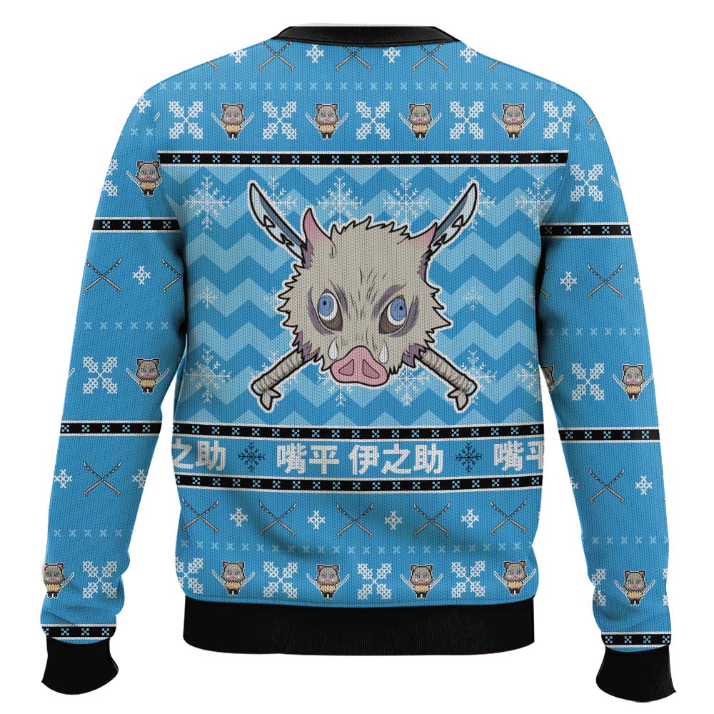 Inosuke Demon Slayer Ugly Christmas Sweater